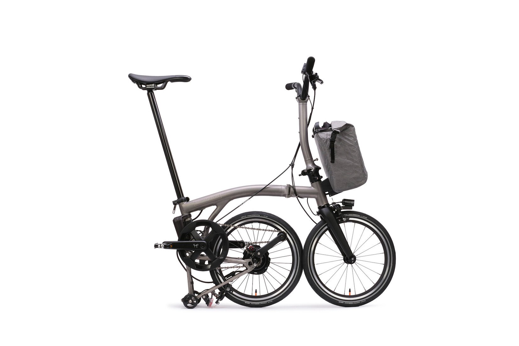 Brompton Brompton Electric T-Line 4 speed - Mid - Blasted Ti