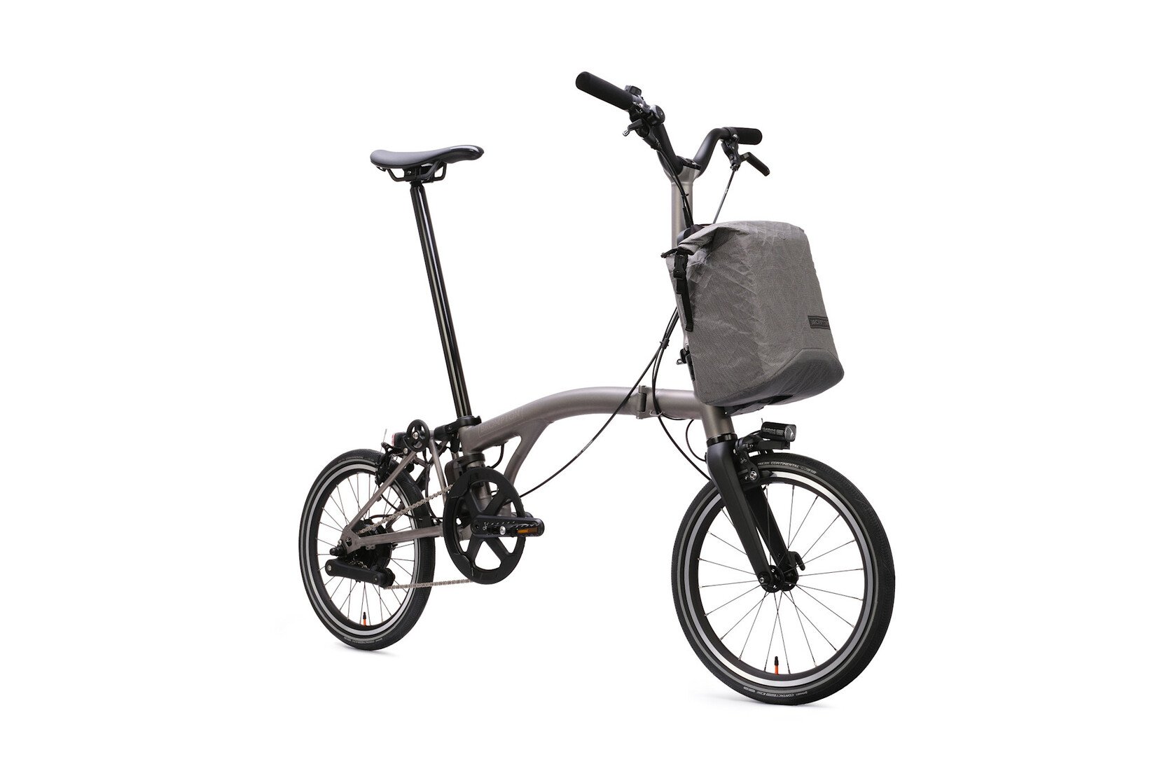 Brompton Brompton Electric T-Line 4 speed - Mid - Blasted Ti