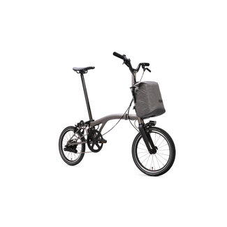 Brompton Electric T-Line 4 speed - Mid - Blasted Ti