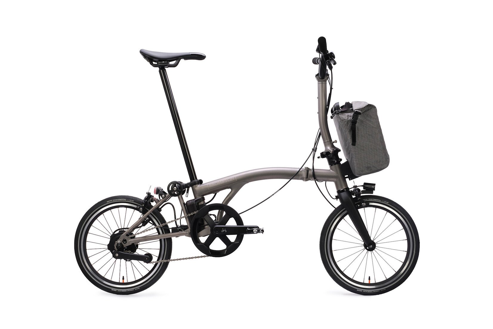 Brompton Brompton Electric T-Line 4 speed - Mid - Blasted Ti