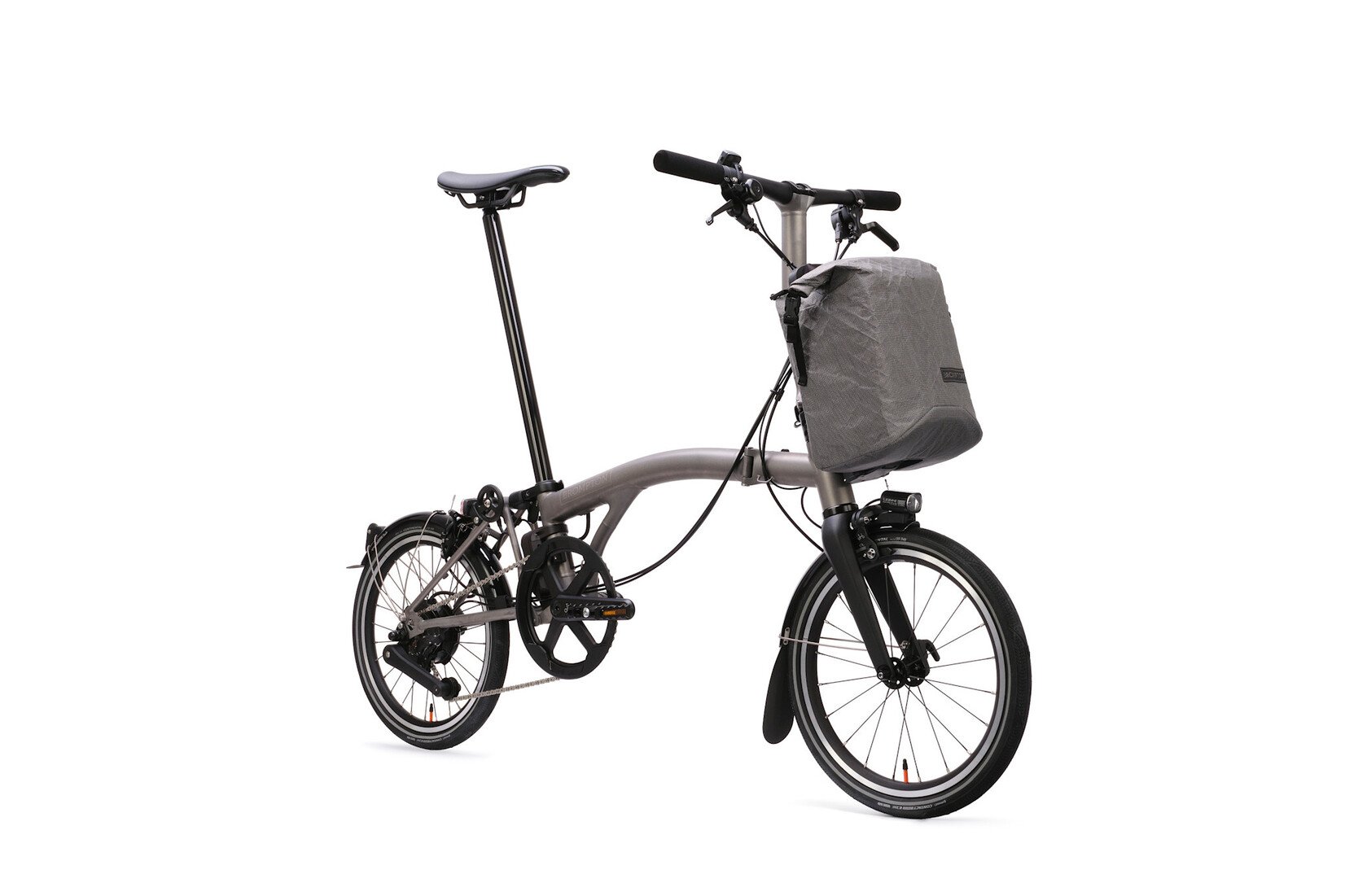 Brompton Brompton Electric T-Line 4 speed - Low - Blasted Ti