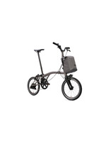Brompton Brompton Electric T-Line 4 speed - Mid - Blasted Ti - Extended Seatpost