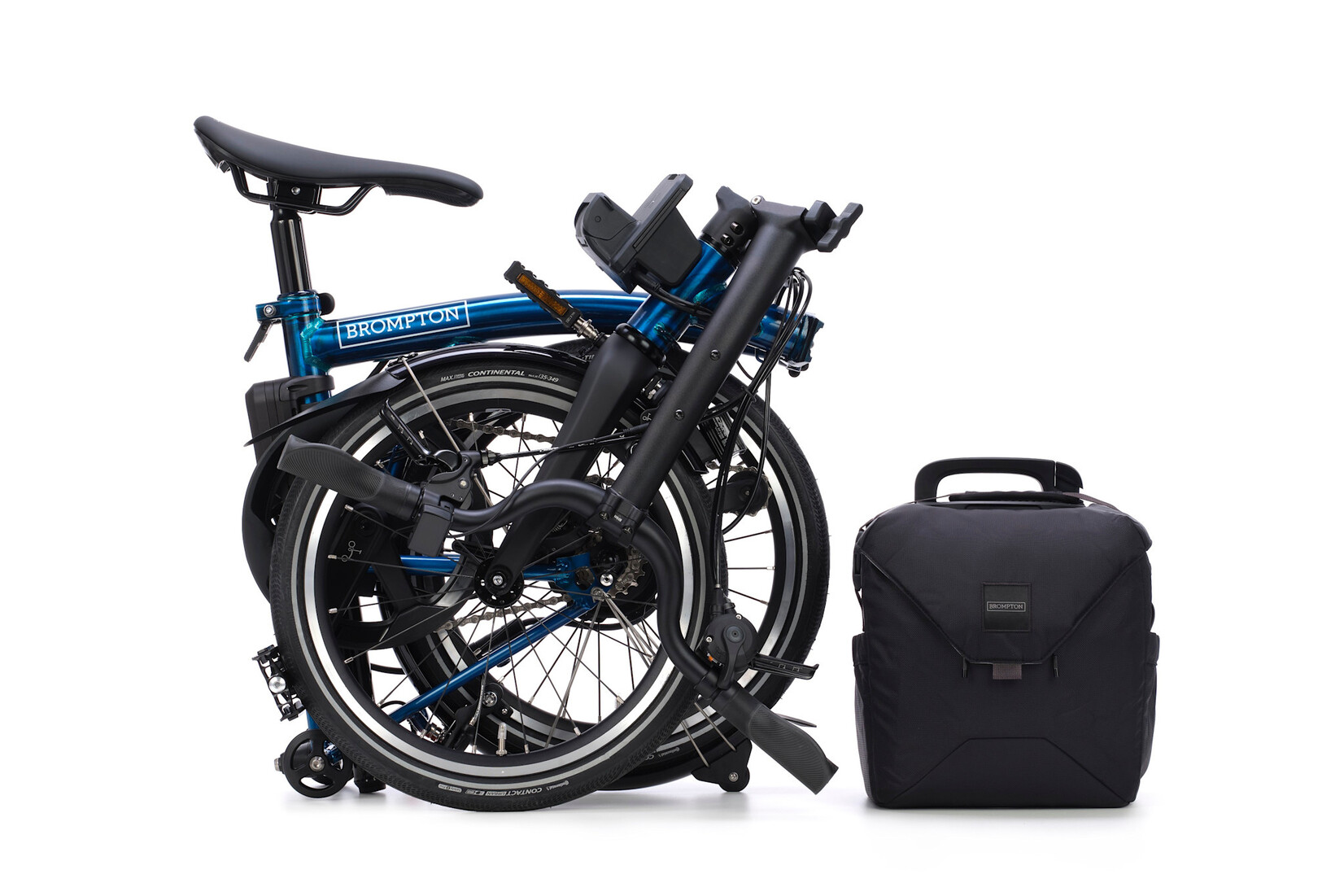 Brompton Brompton Electric P-Line 4 speed - Mid - Pacific Lacquer