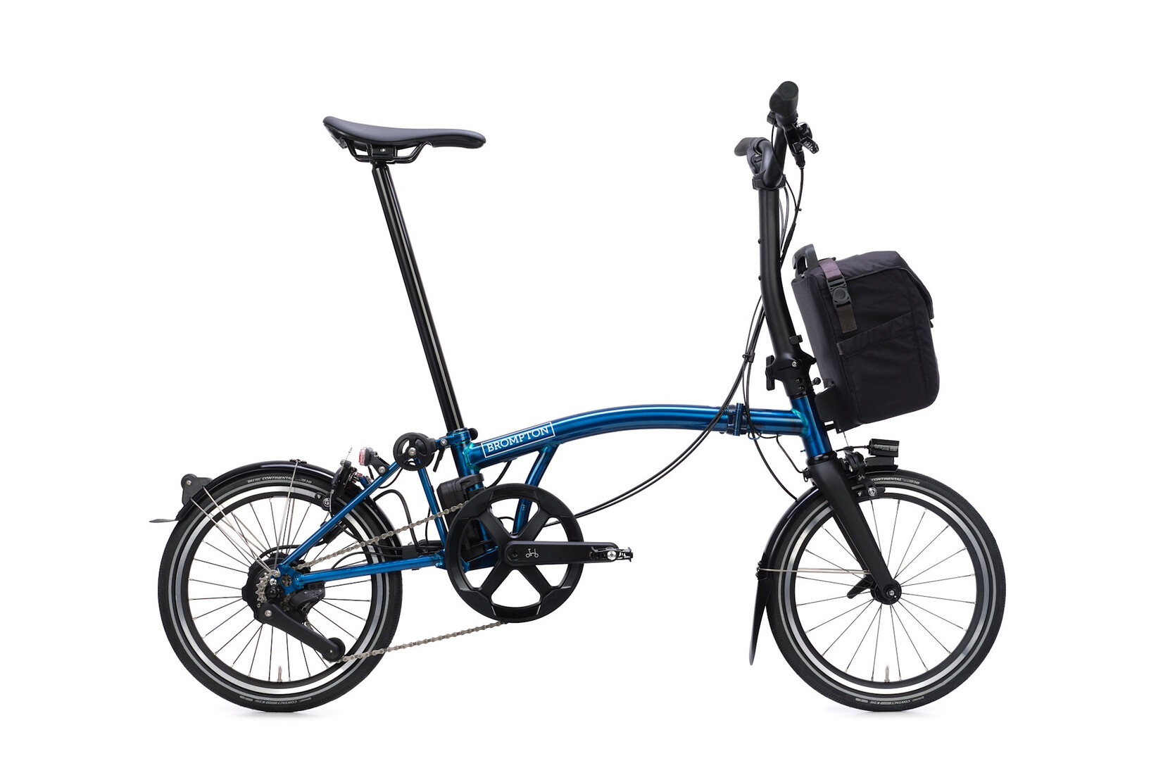 Brompton Brompton Electric P-Line 4 speed - Mid - Pacific Lacquer