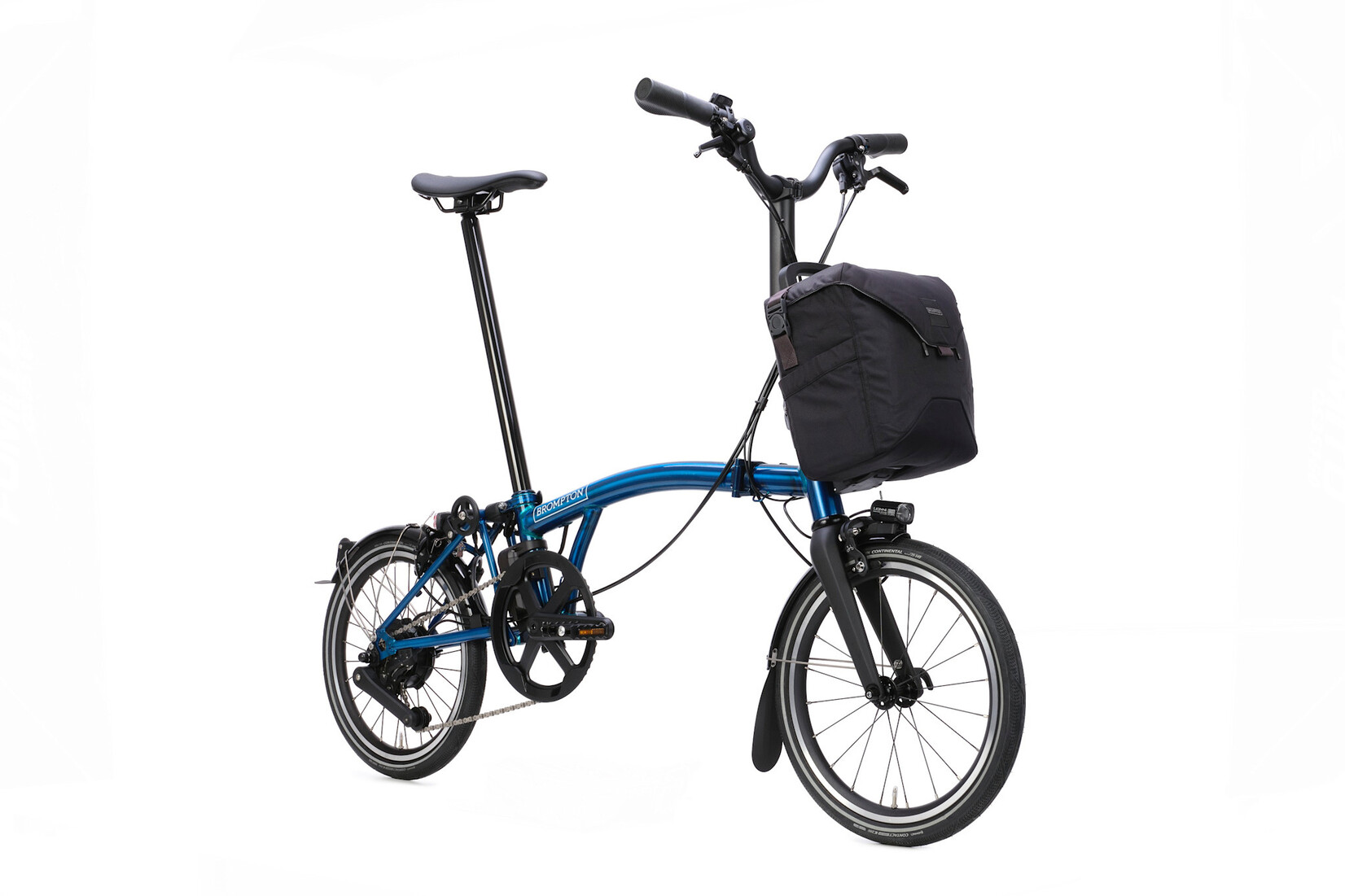 Brompton Brompton Electric P-Line 4 speed - Mid - Pacific Lacquer