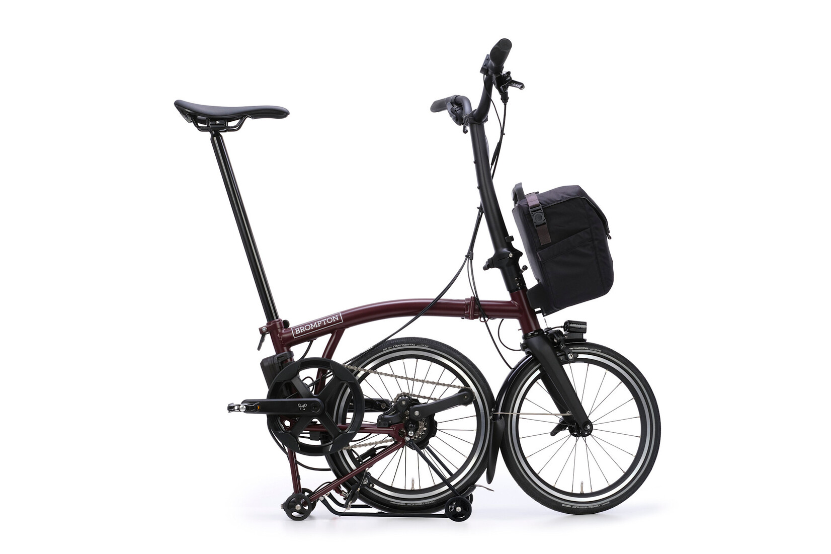 Brompton Brompton Electric P-Line 4 speed - High - Plum Red