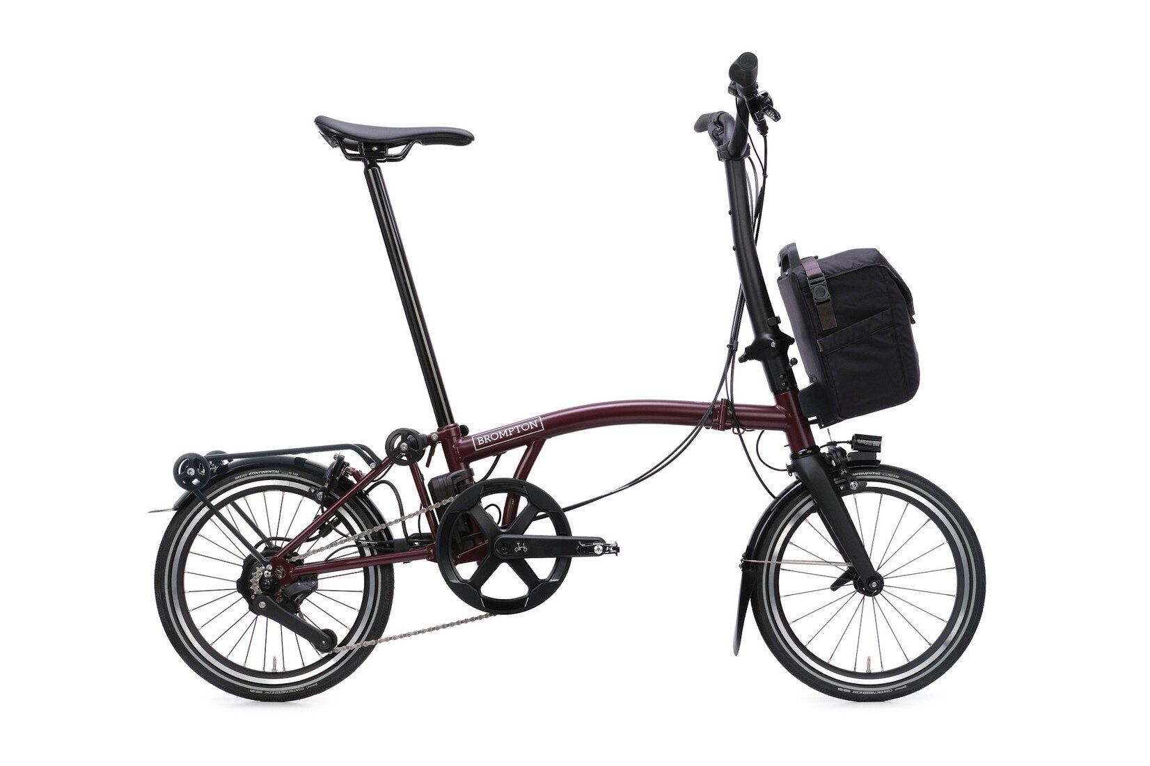 Brompton Brompton Electric P-Line 4 speed - High - Plum Red