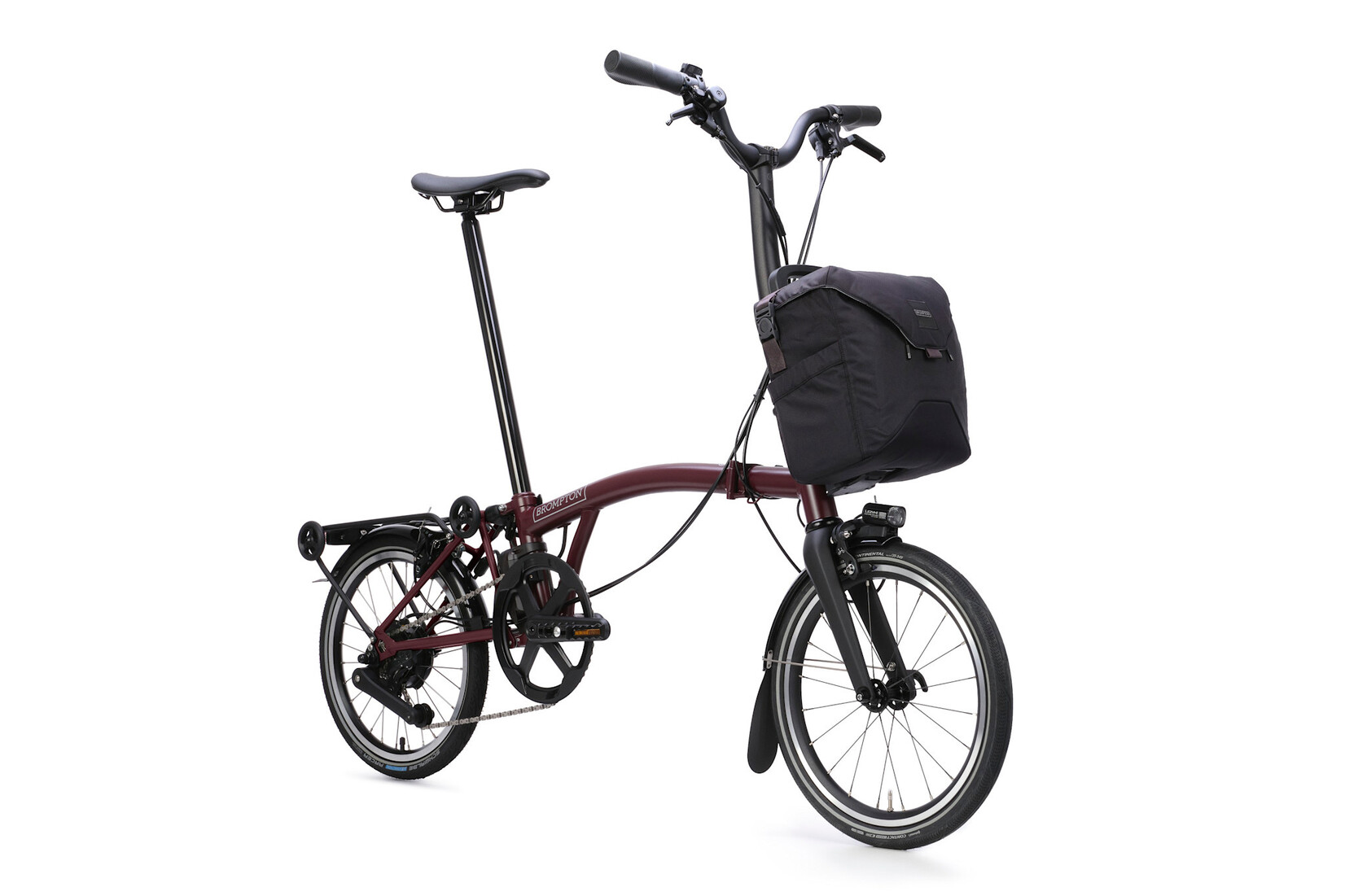 Brompton Brompton Electric P-Line 4 speed - High - Plum Red