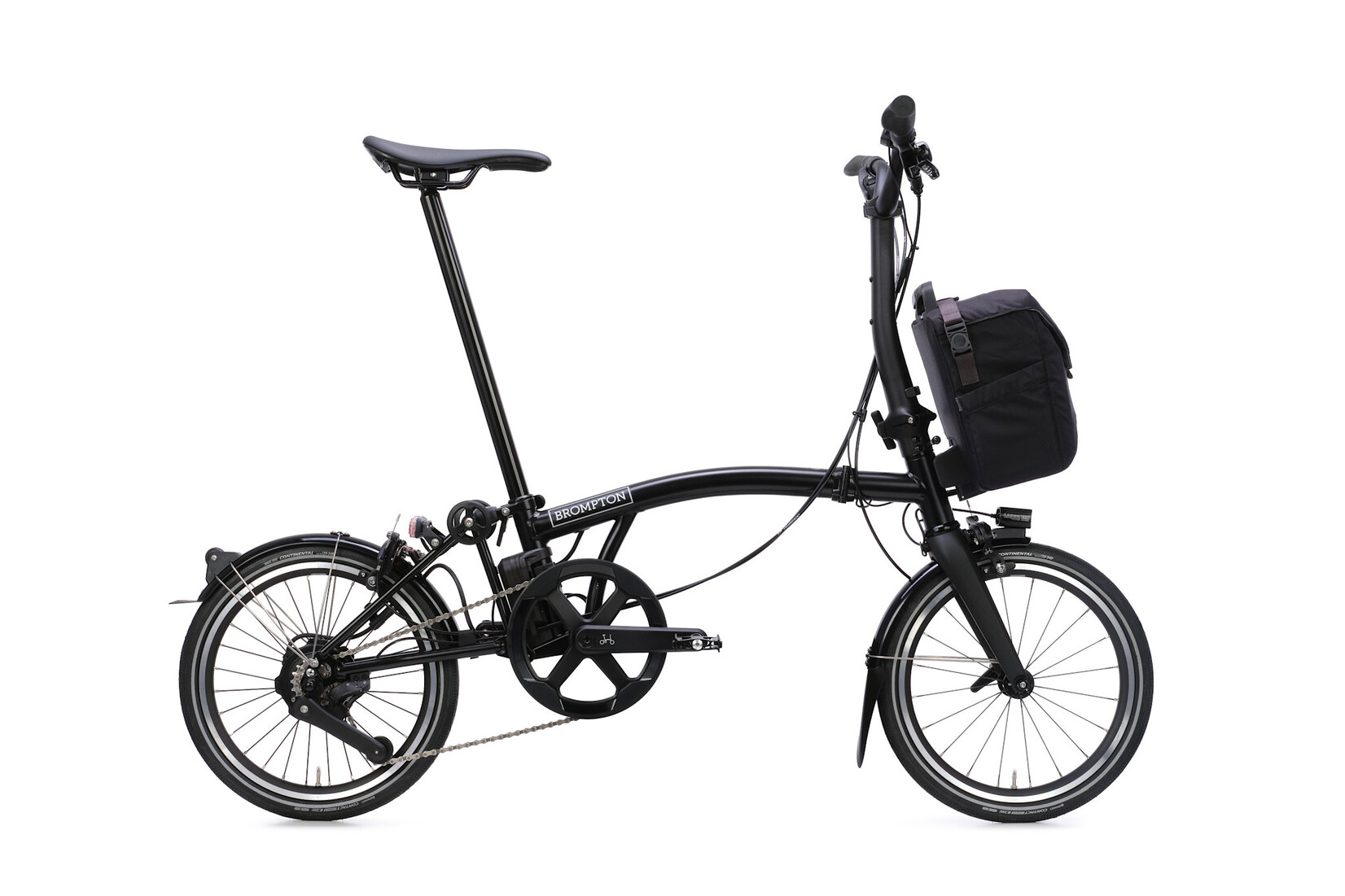 Brompton Brompton Electric P-Line 4 speed - Mid - Matt Black