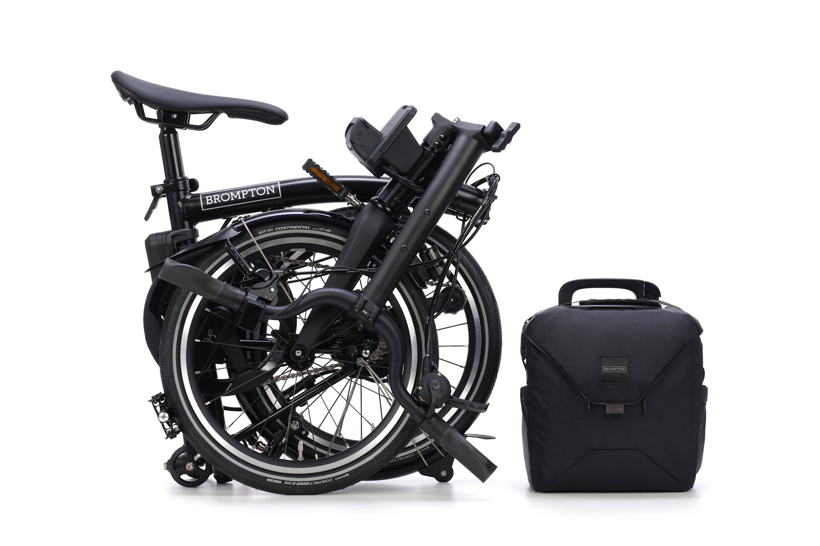 Brompton Brompton Electric P-Line 4 speed - Mid - Matt Black