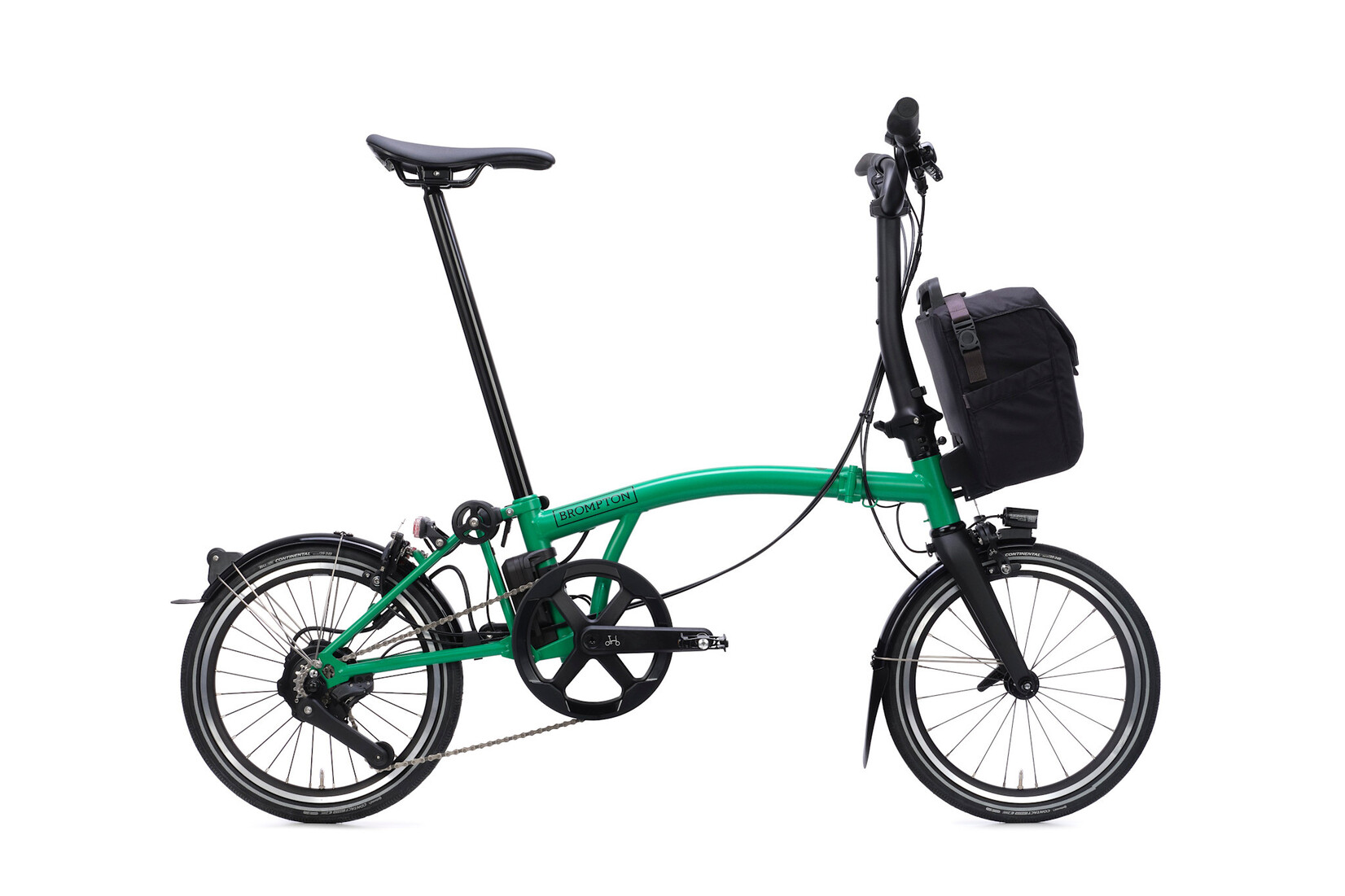 Brompton Brompton Electric P-Line 4 speed - Mid - Palm Green