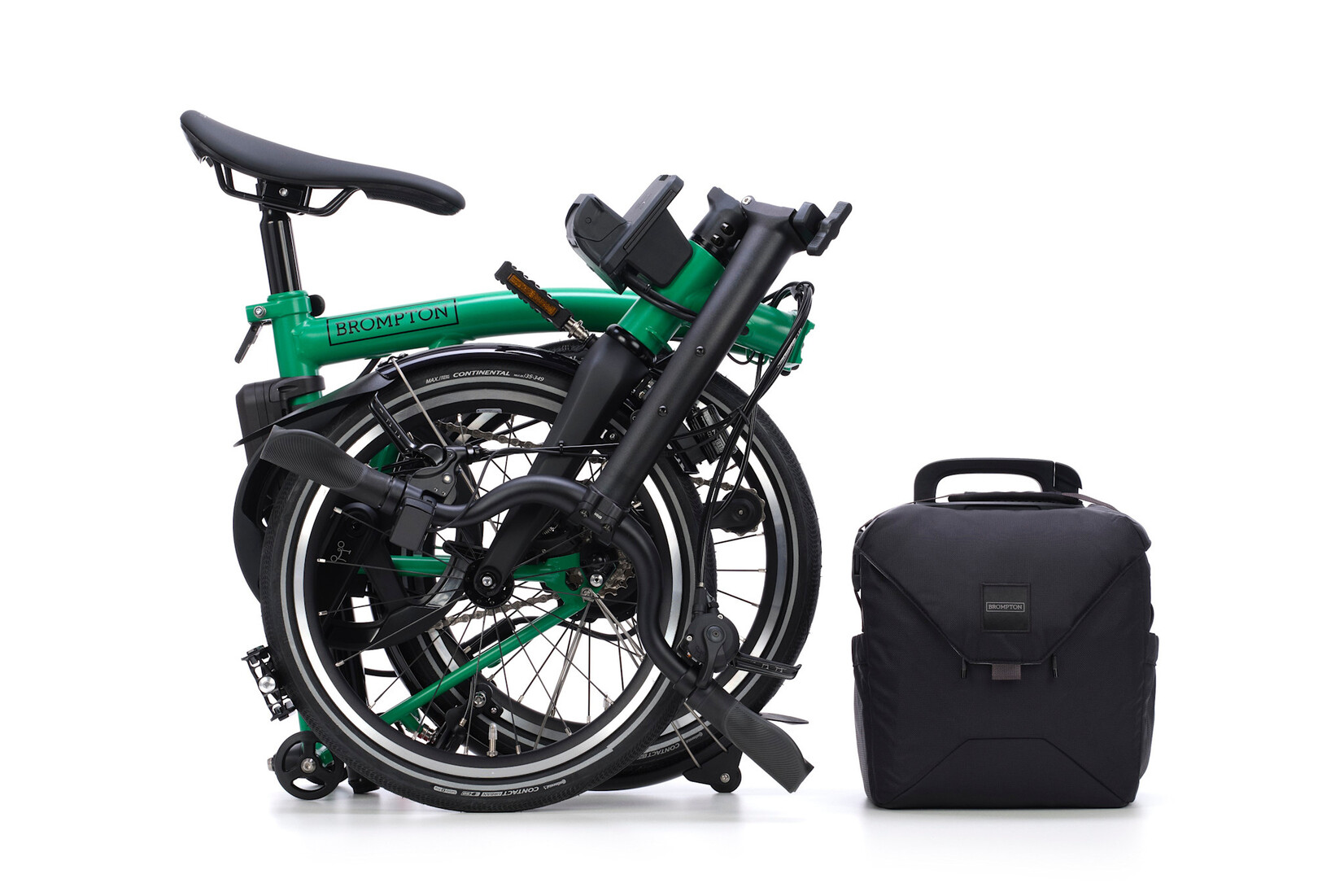 Brompton Brompton Electric P-Line 4 speed - Mid - Palm Green
