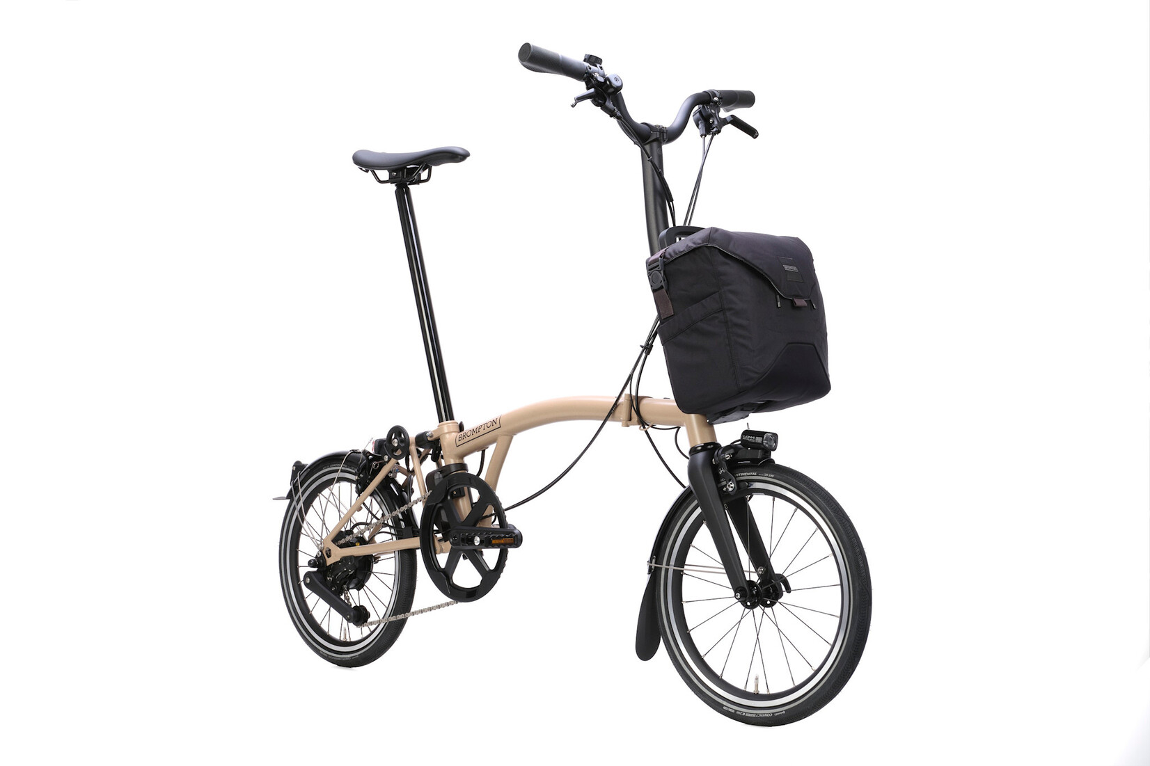 Brompton Brompton Electric P-Line 4 speed - High - Dune Sand