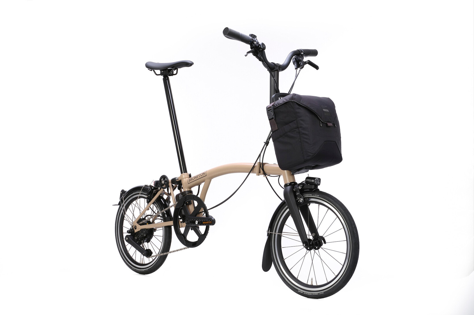 Brompton Brompton Electric P-Line 4 speed - Mid - Dune Sand