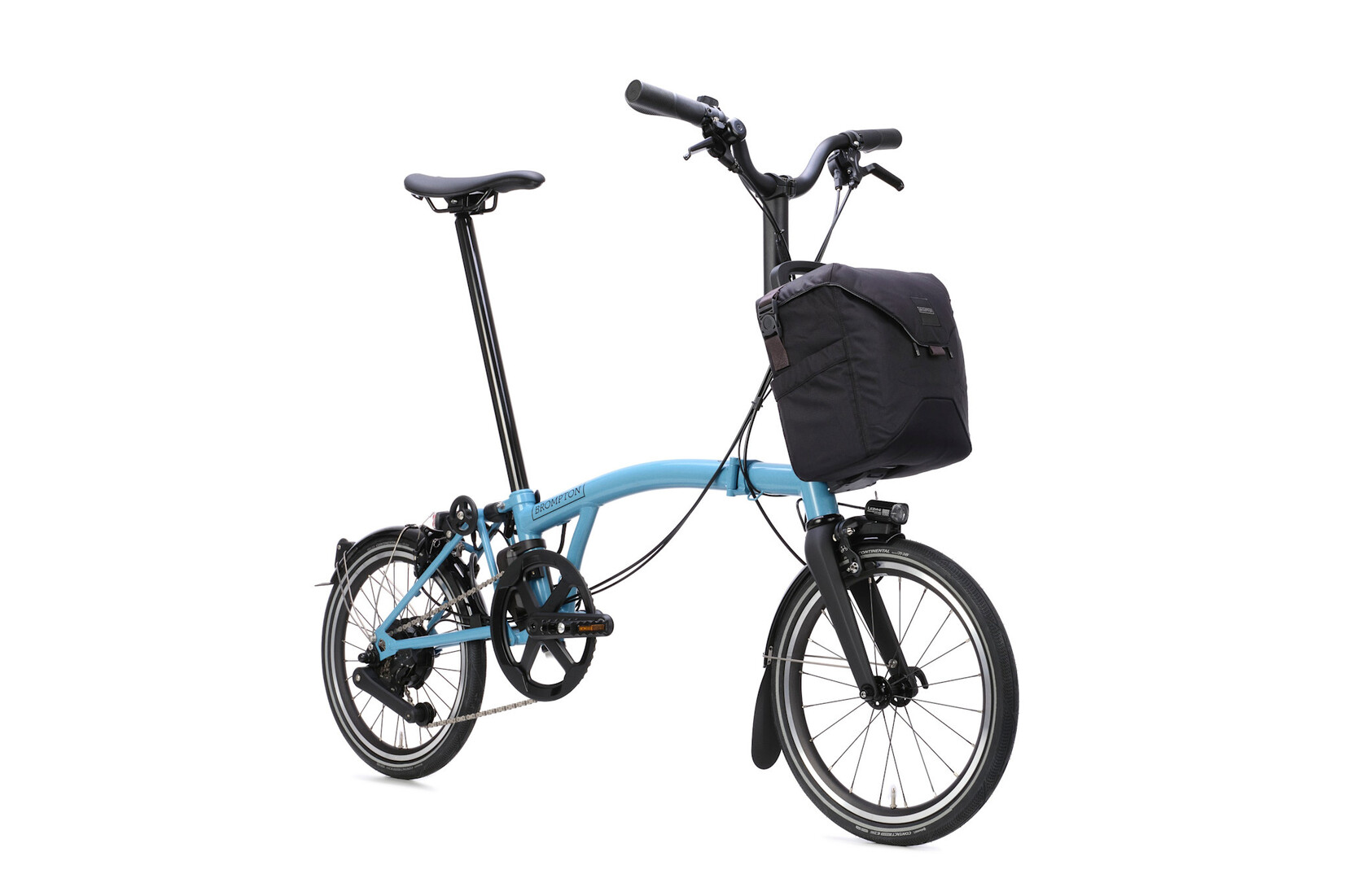 Brompton Brompton Electric P-Line 4 speed - Mid - Cloud Metallic