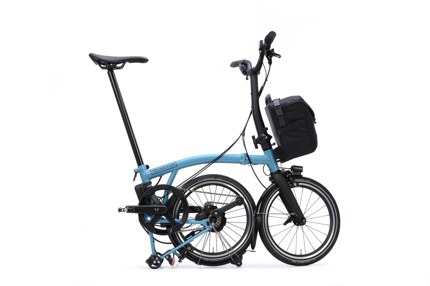 Brompton Brompton Electric P-Line 4 speed - Mid - Cloud Metallic