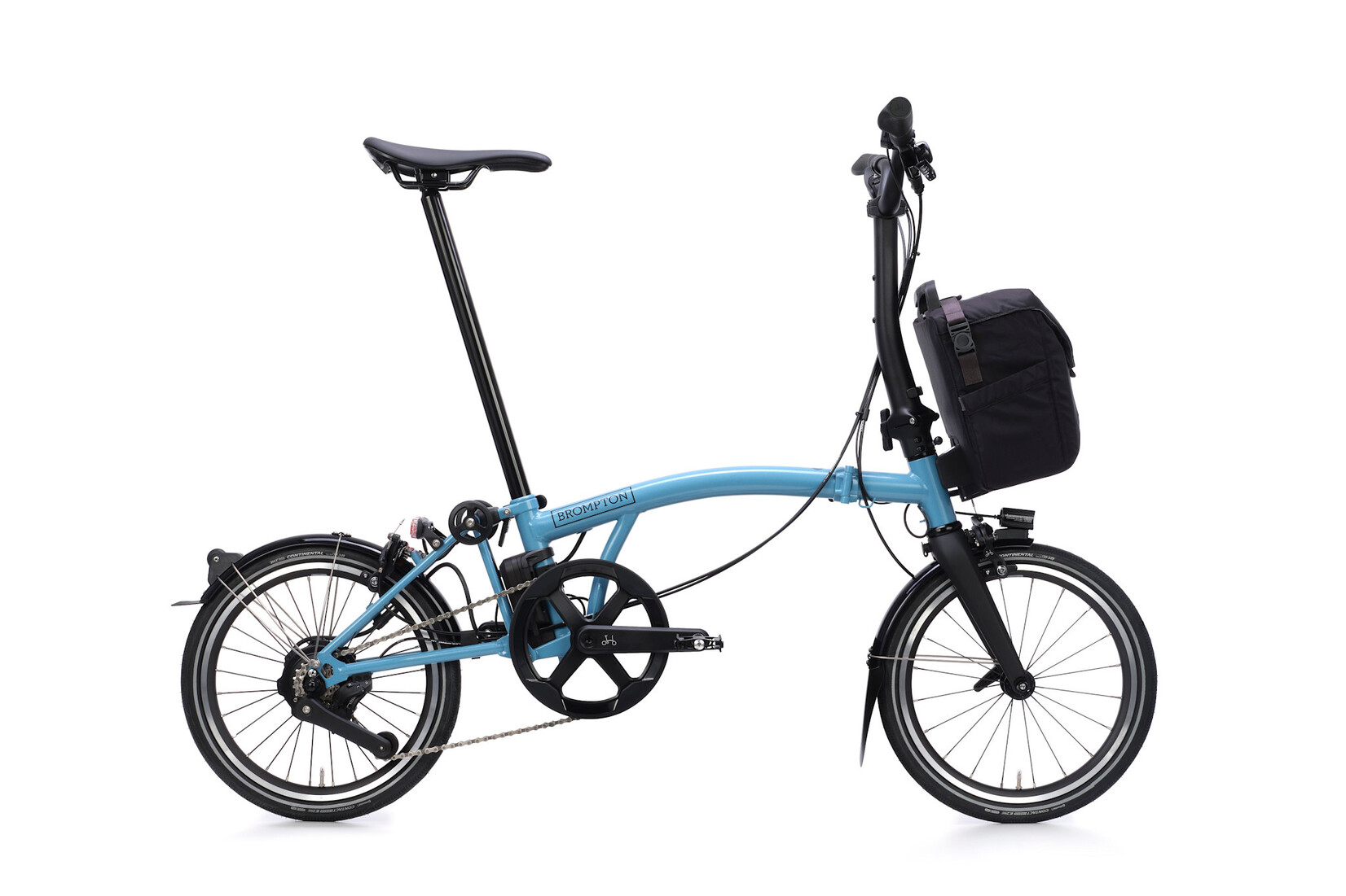 Brompton Brompton Electric P-Line 4 speed - Mid - Cloud Metallic