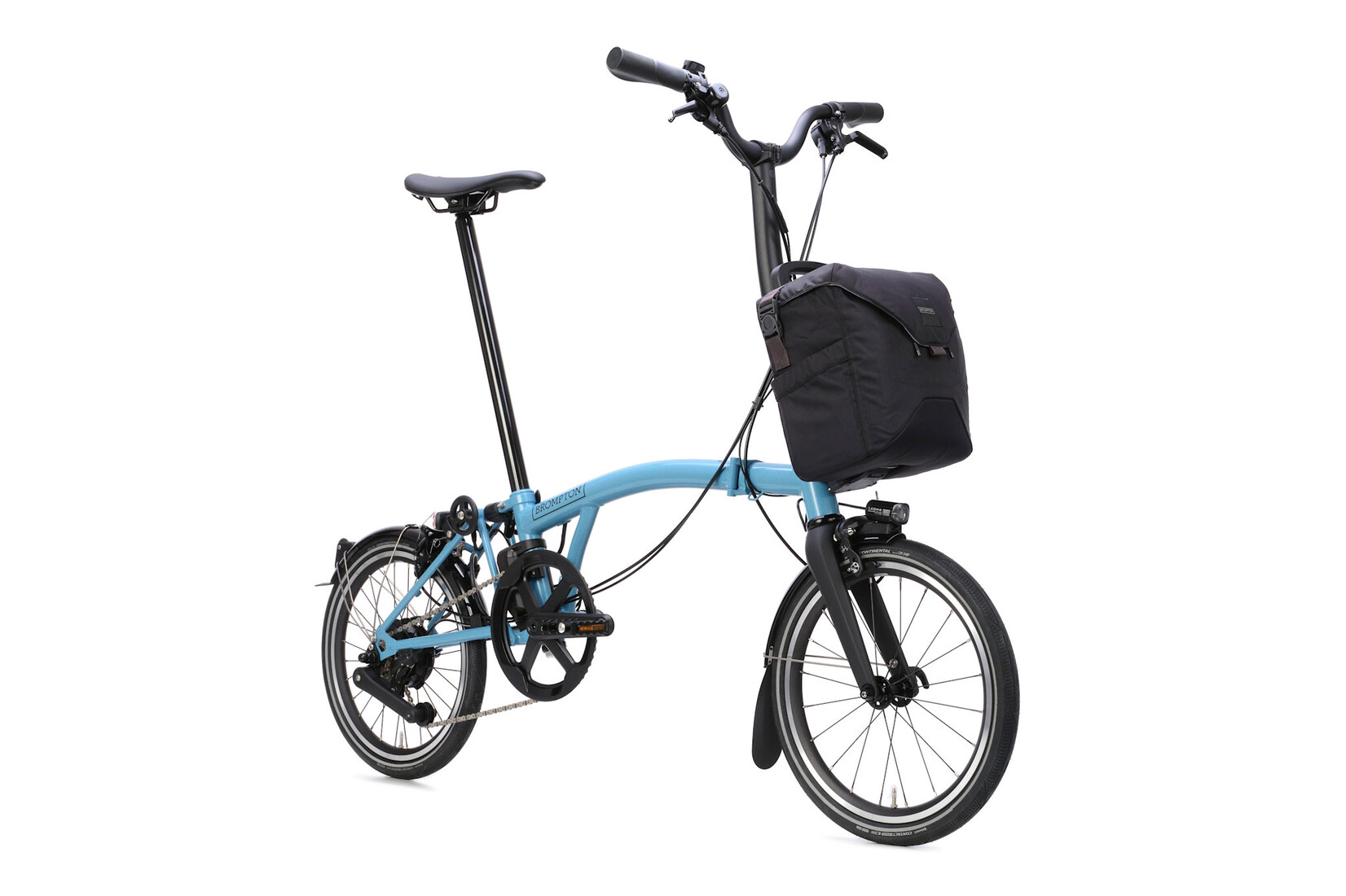 Brompton Brompton Electric P-Line 4 speed - High - Cloud Metallic