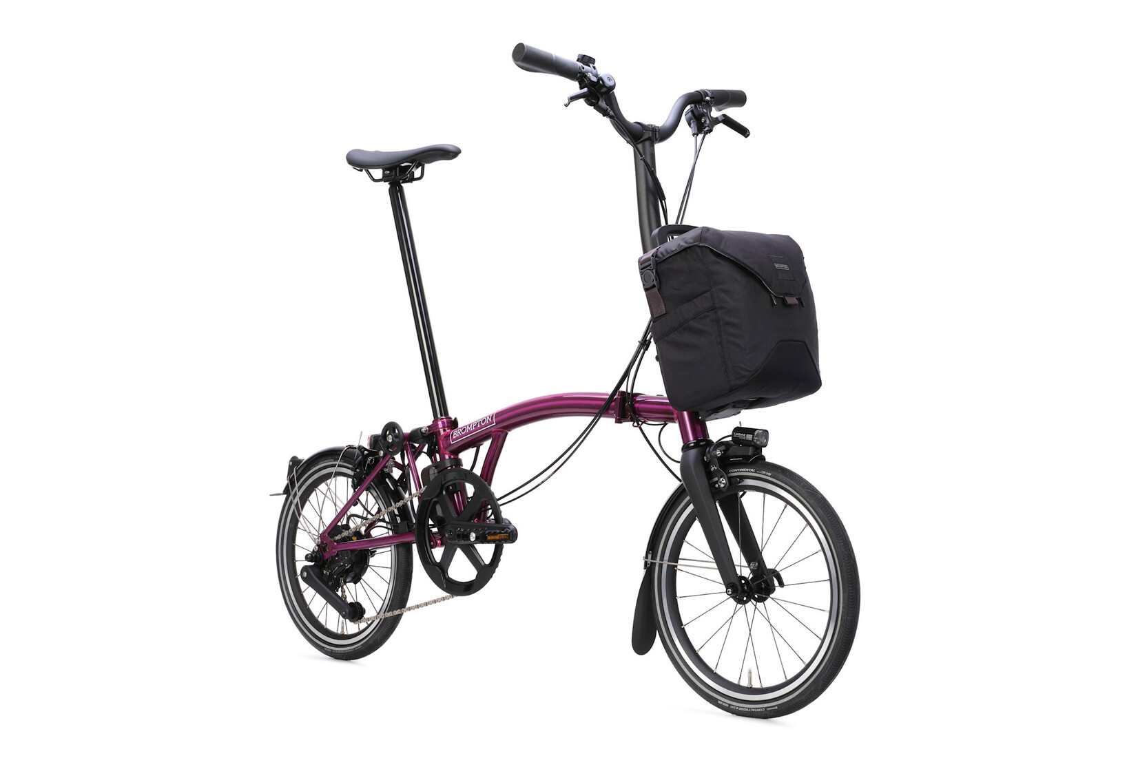 Brompton Brompton Electric P-Line 4 speed - High - Amethyst Lacquer