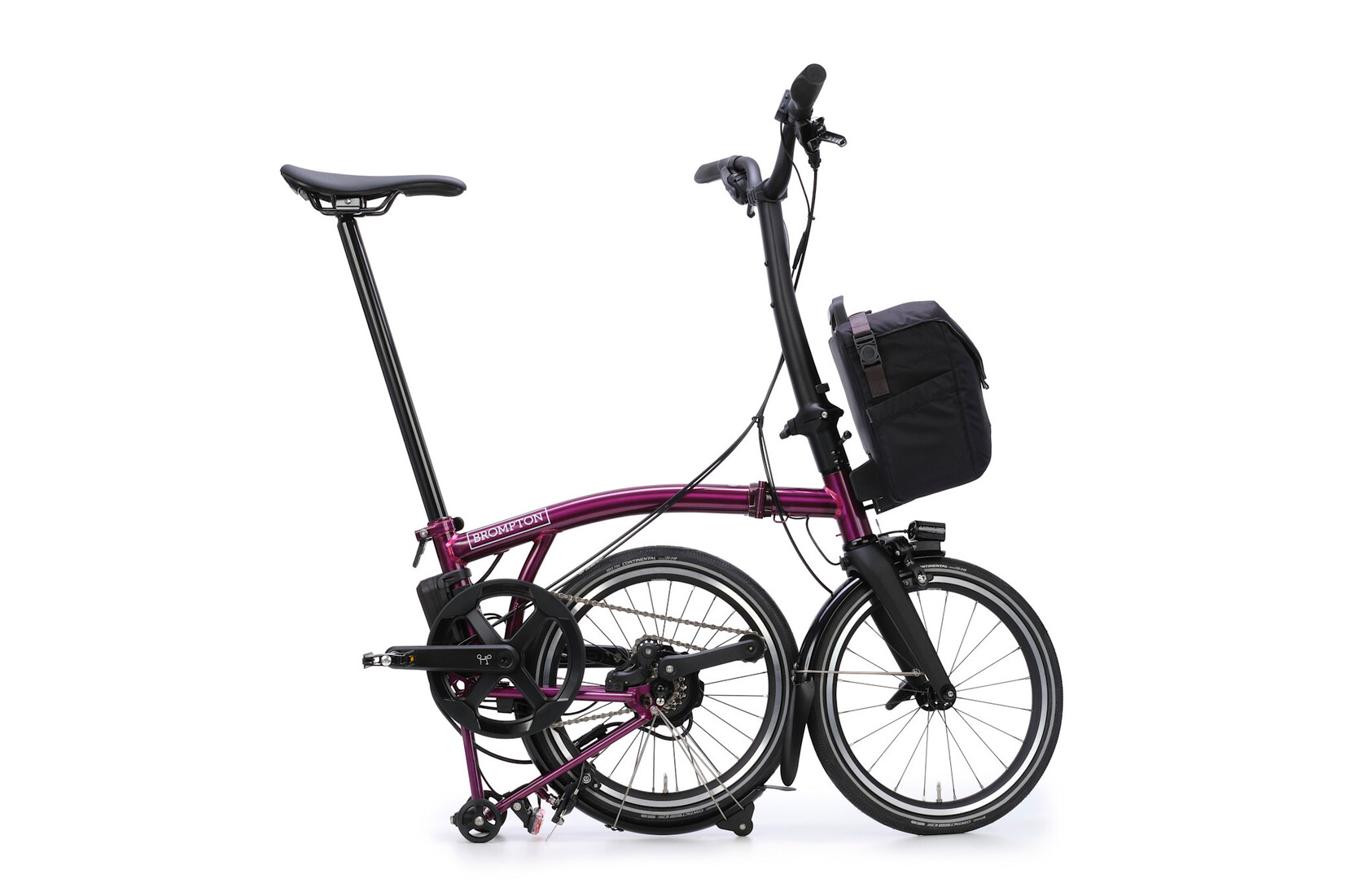 Brompton Brompton Electric P-Line 4 speed - High - Amethyst Lacquer