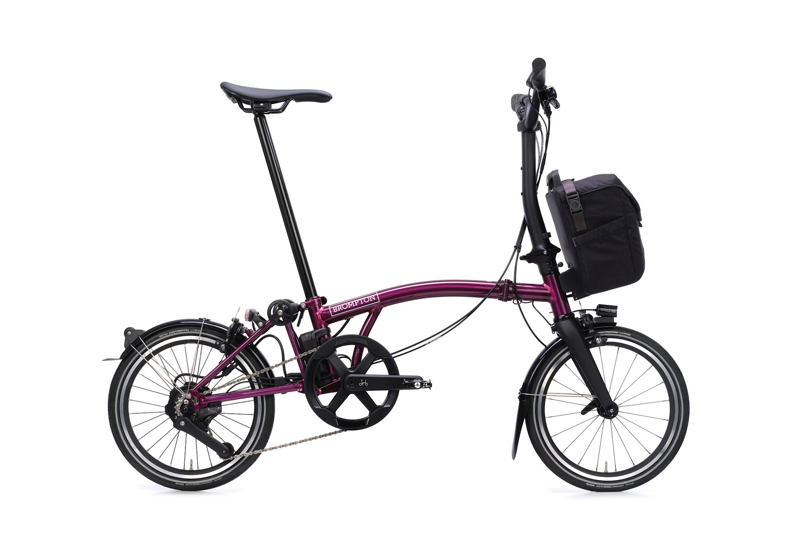 Brompton Brompton Electric P-Line 4 speed - Mid - Amethyst Lacquer
