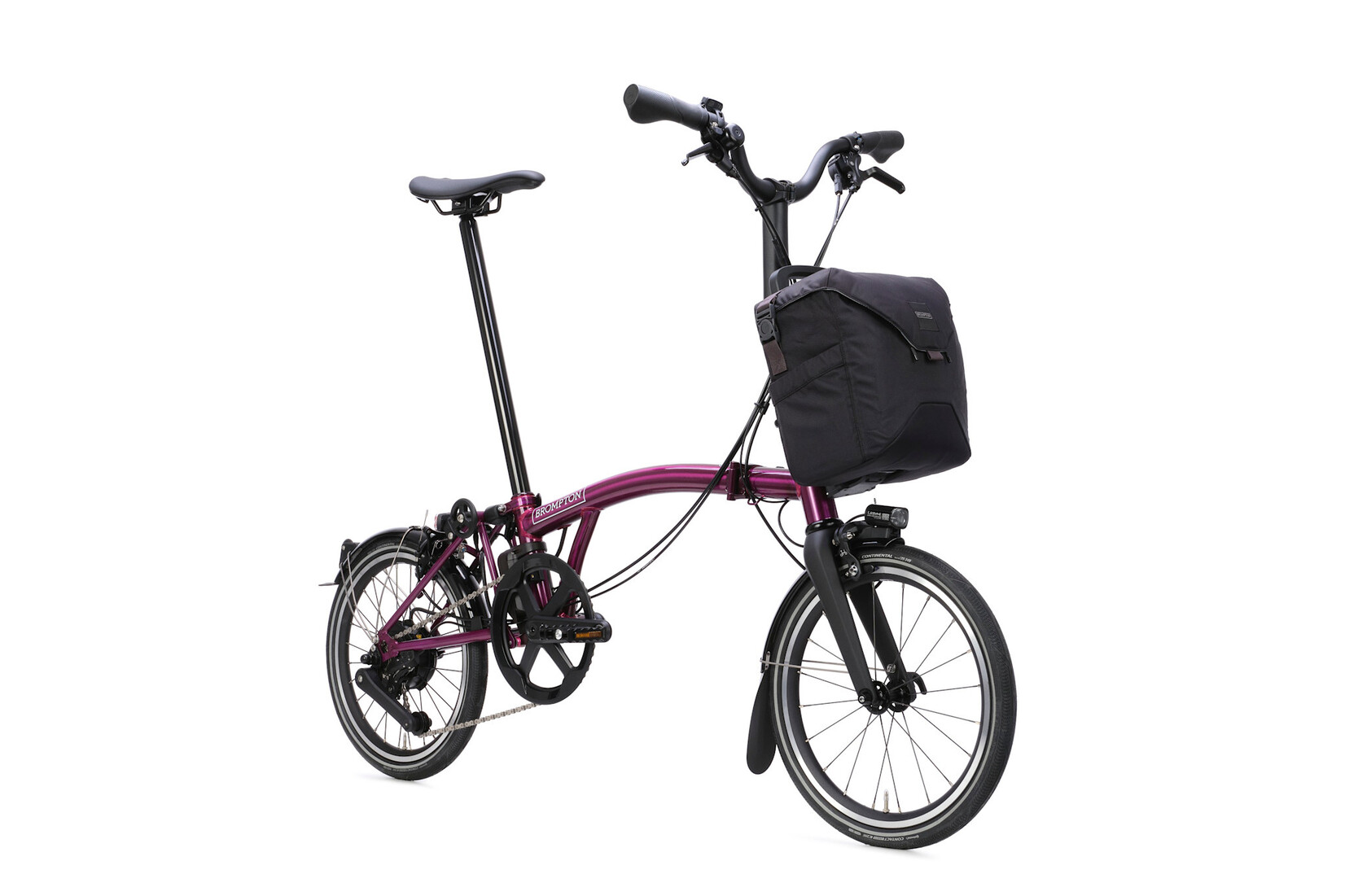 Brompton Brompton Electric P-Line 4 speed - Mid - Amethyst Lacquer