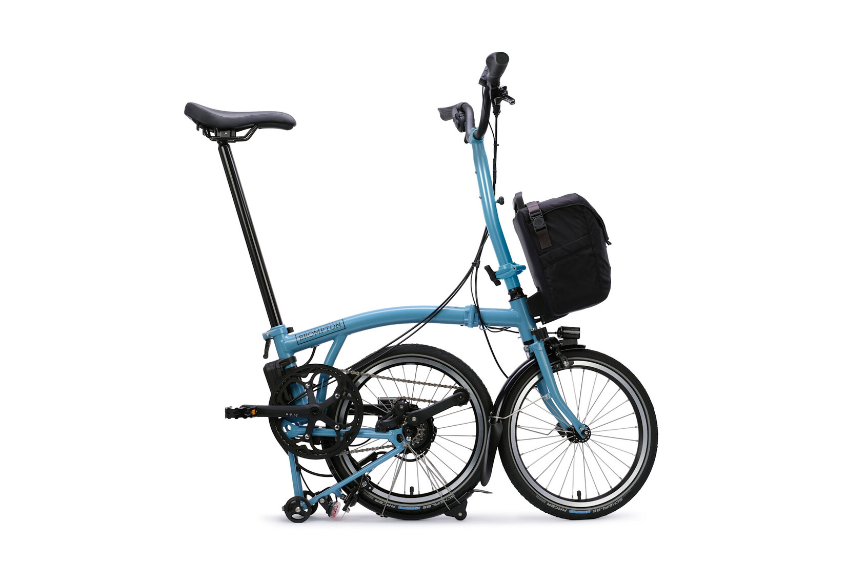 Brompton Brompton Electric C-Line 4 speed - High - Cloud Metallic