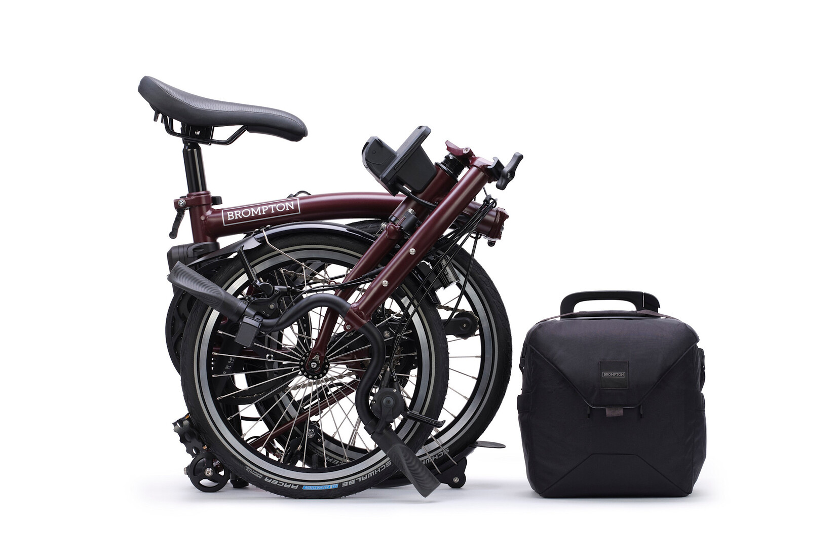 Brompton Brompton Electric C-Line 4 speed - Mid - Red Plum