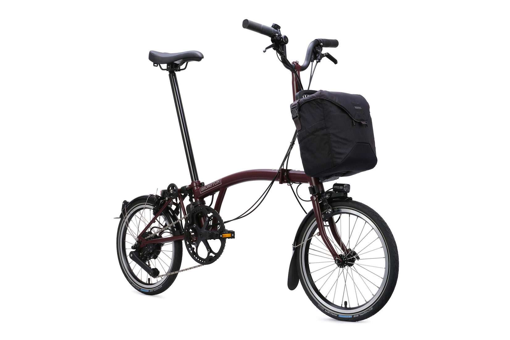 Brompton Brompton Electric C-Line 4 speed - Mid - Plum Red