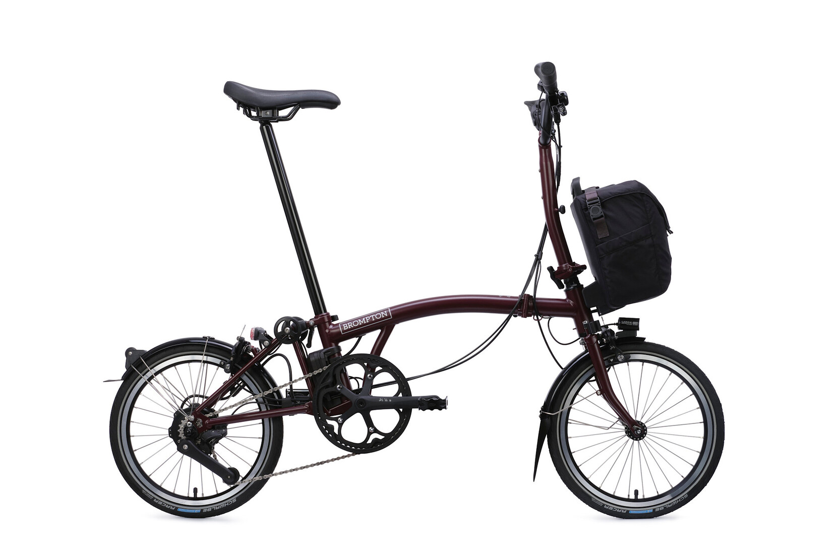 Brompton Brompton Electric C-Line 4 speed - Mid - Plum Red
