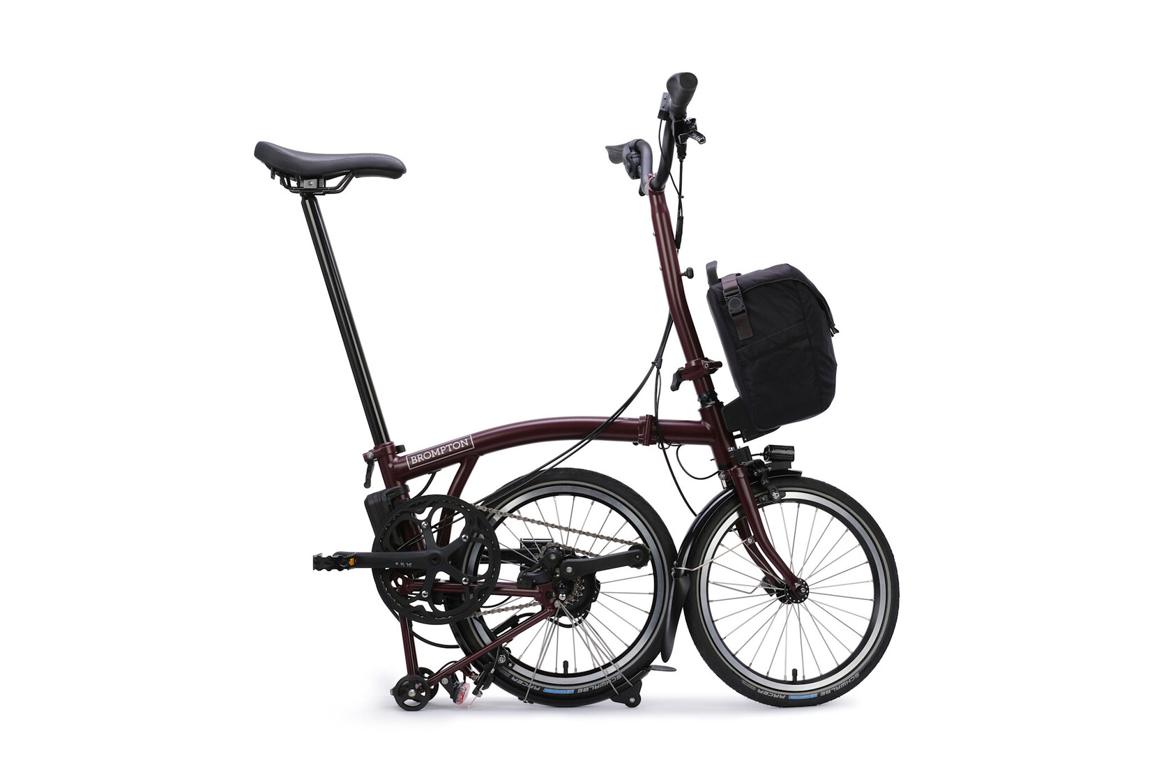 Brompton Brompton Electric C-Line 4 speed - High - Red Plum