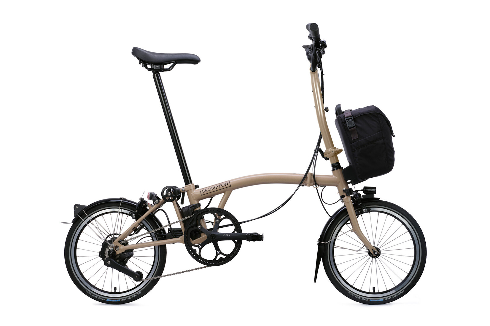 Brompton Brompton Electric C-Line 4 speed - High - Dune Sand