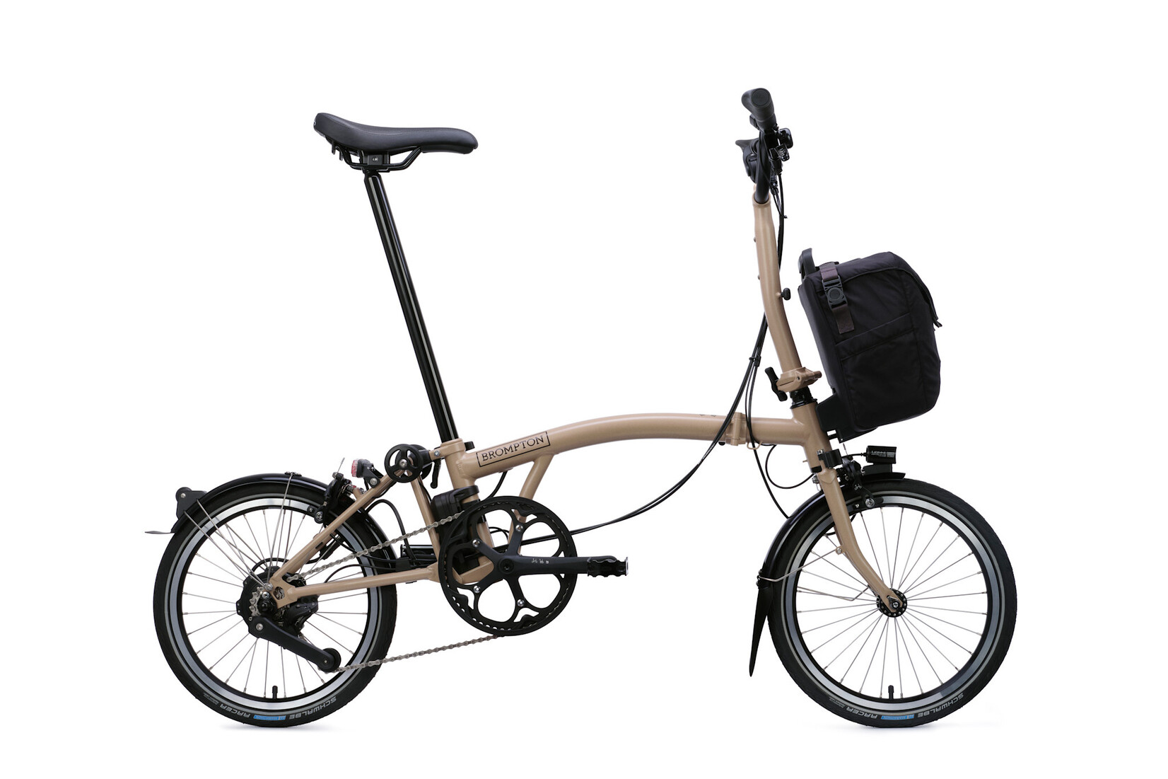 Brompton Brompton Electric C-Line 4 speed - Mid - Dune Sand