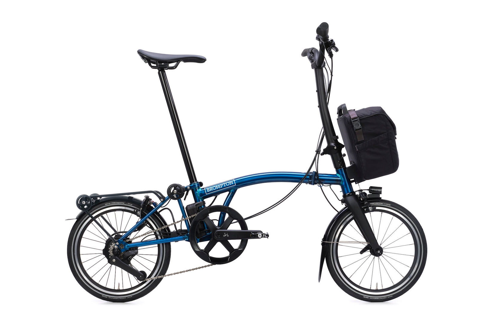 Brompton Brompton Electric P-Line 4 speed - High - Pacific Lacquer