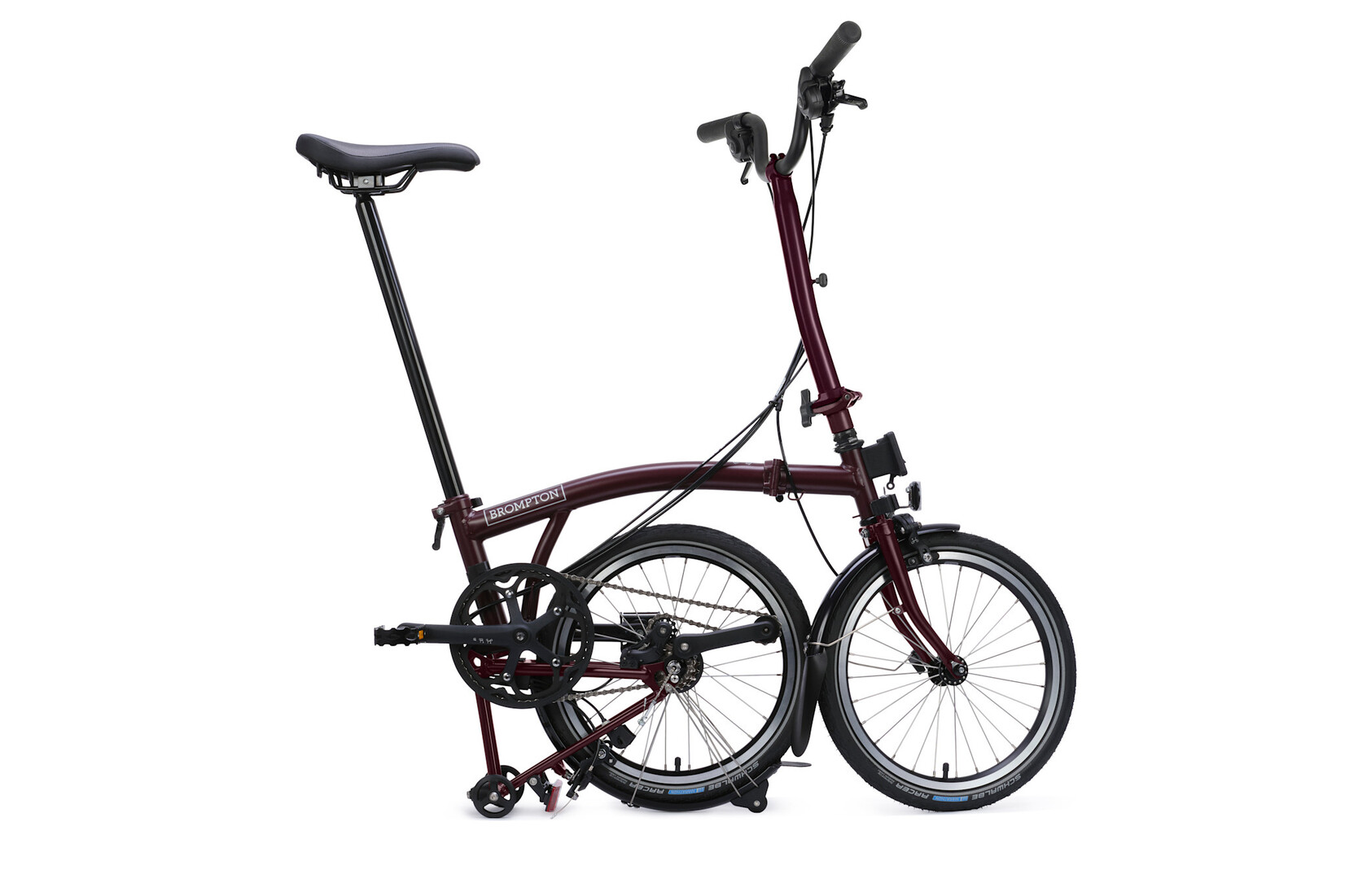 Brompton Brompton C-Line 12 speed - High - Plum Red/Plum Red