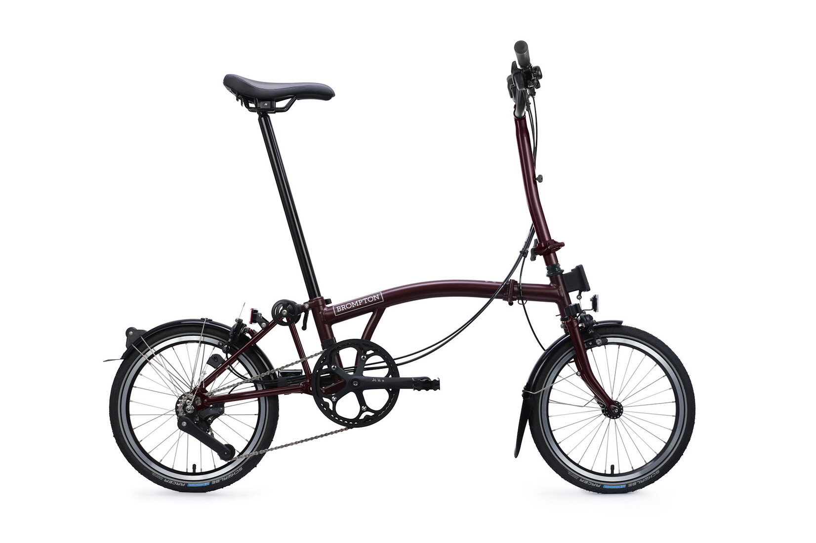 Brompton Brompton C-Line 12 speed - High - Plum Red/Plum Red