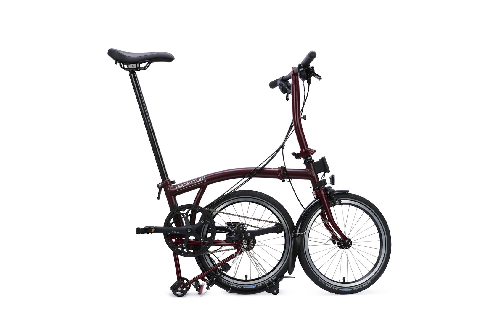 Brompton Brompton C-Line 12 speed - Low - Plum Red/Plum Red