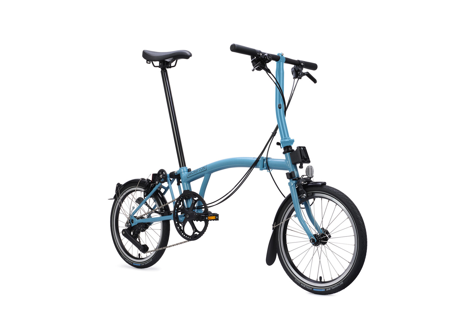 Brompton Brompton C-Line 12 speed - Low - Cloud Metallic/Metalic Blue