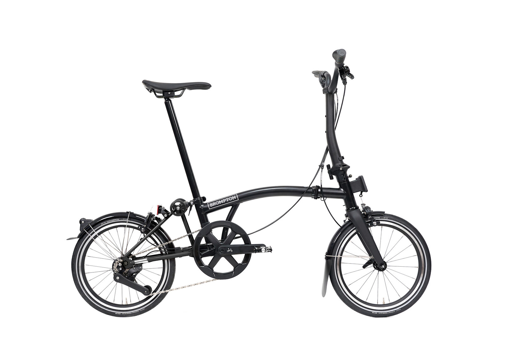 Brompton Brompton P-Line 12 speed - Mid - Matt Black