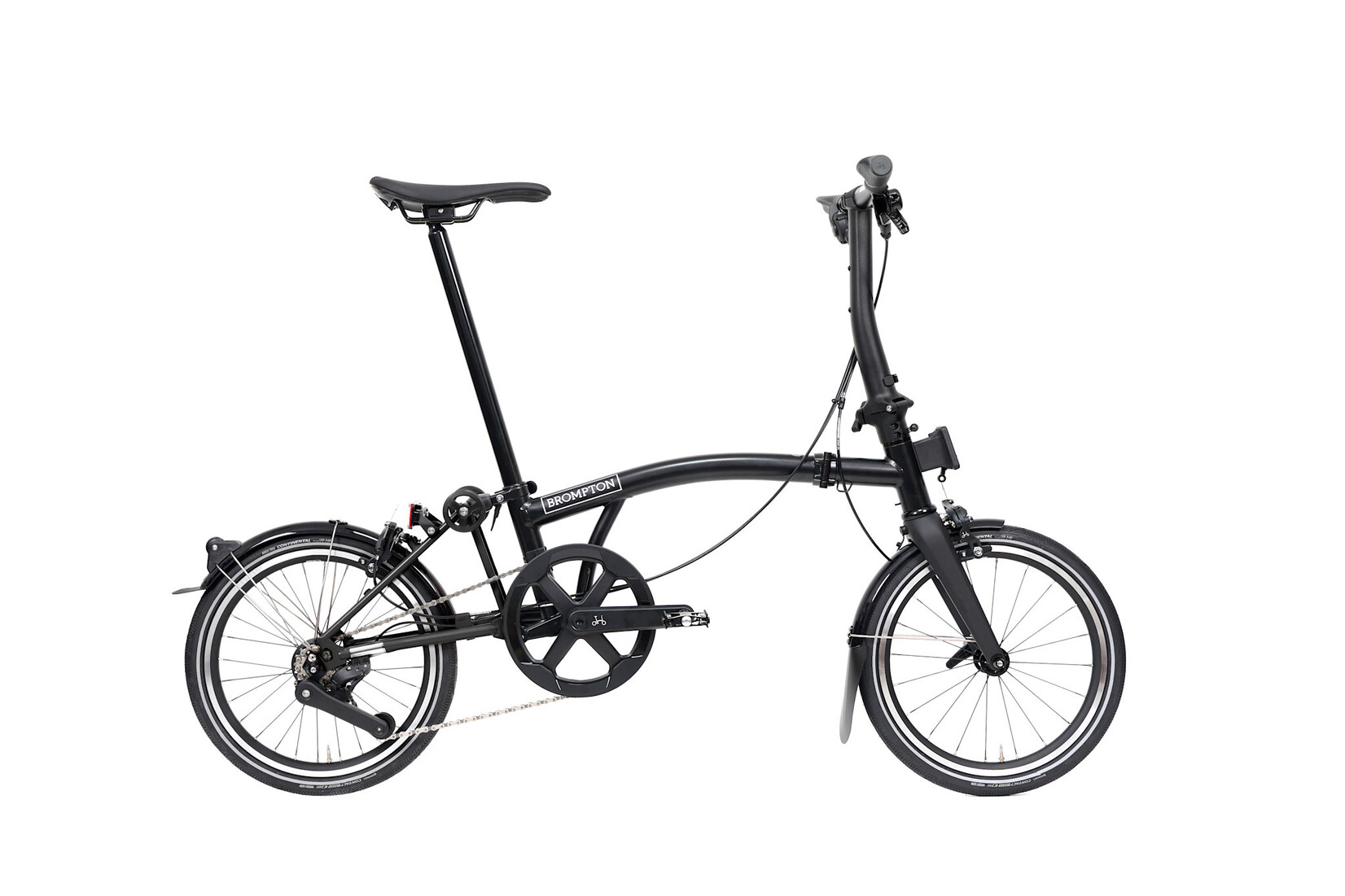 Brompton Brompton P-Line 12 speed - Low - Matt Black