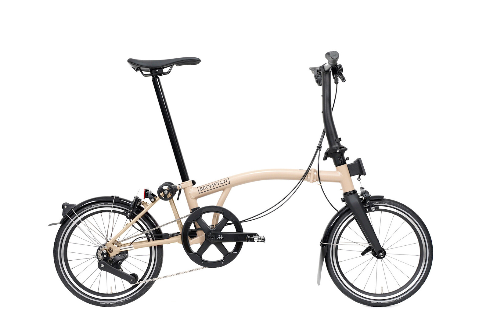Brompton Brompton P-Line 12 speed - Low - Dune Sand