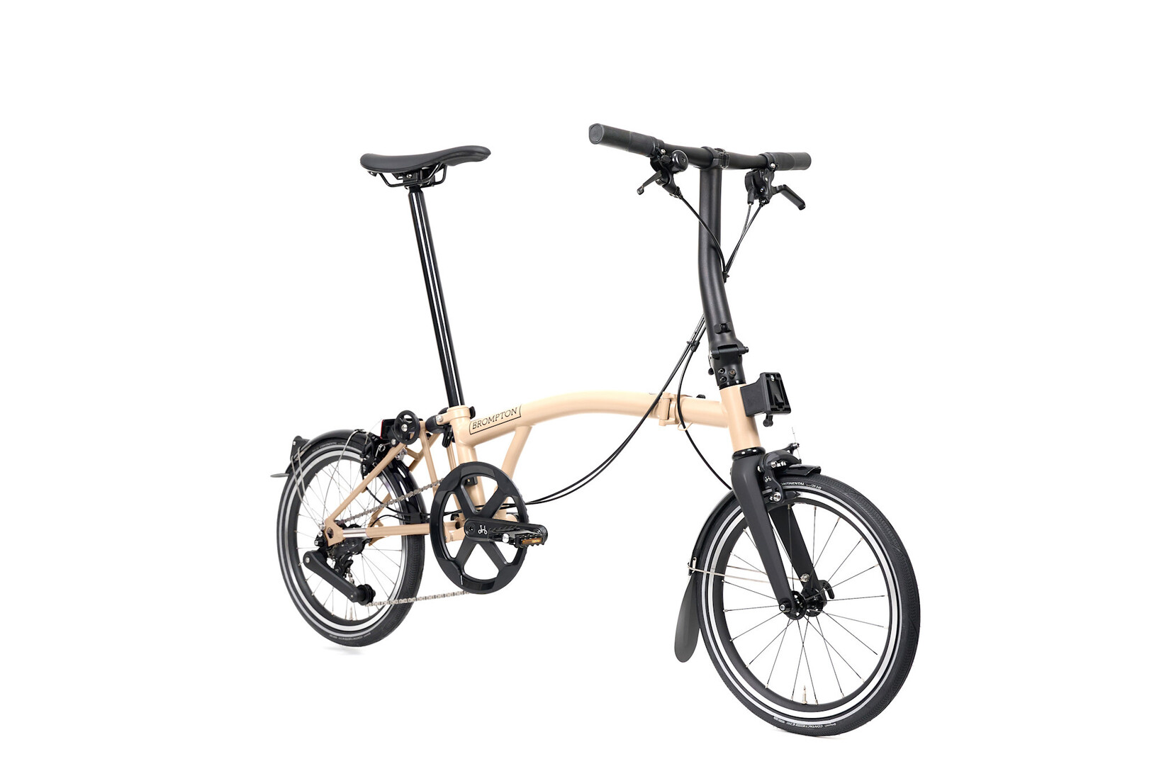 Brompton Brompton P-Line 12 speed - Low - Dune Sand