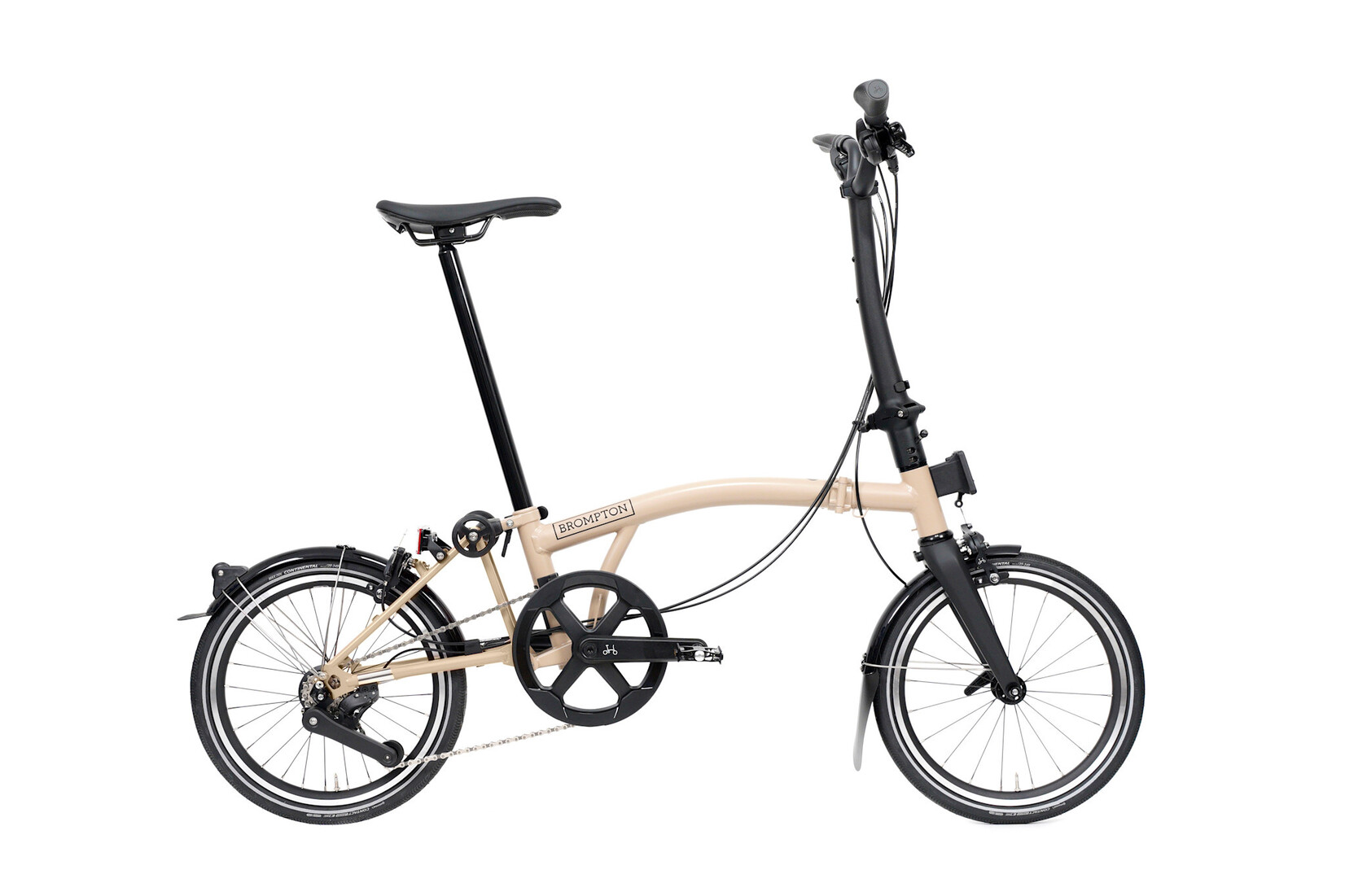 Brompton Brompton P-Line 12 speed - High - Dune Sand