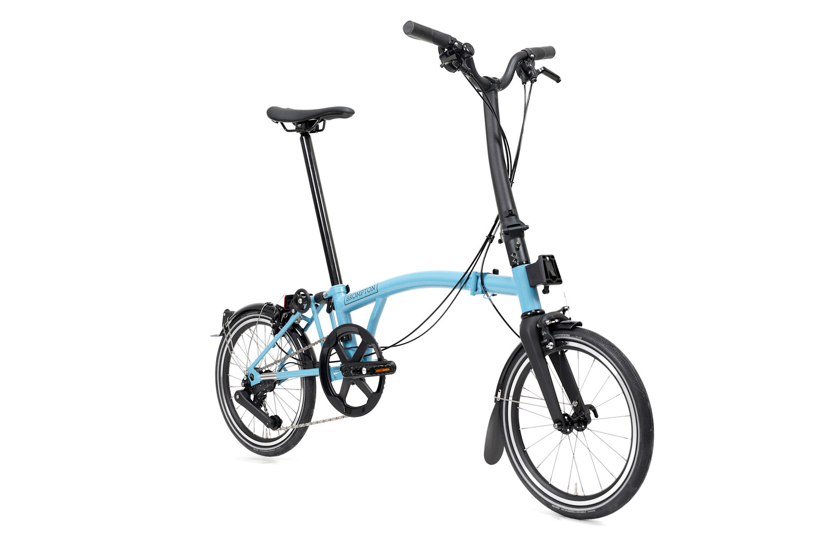 Brompton Brompton P-Line 12 speed - High - Cloud Metallic