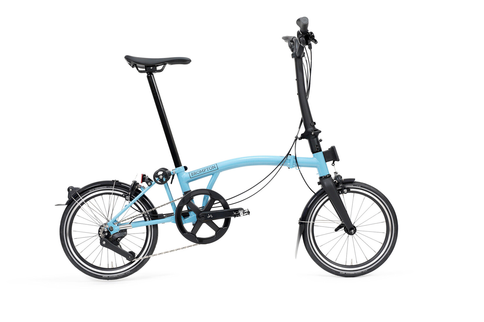 Brompton Brompton P-Line 12 speed - High - Cloud Metallic