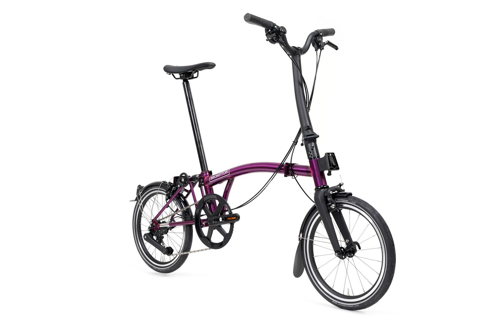Brompton Brompton P-Line 12 speed - High - Amethyst Lacquer