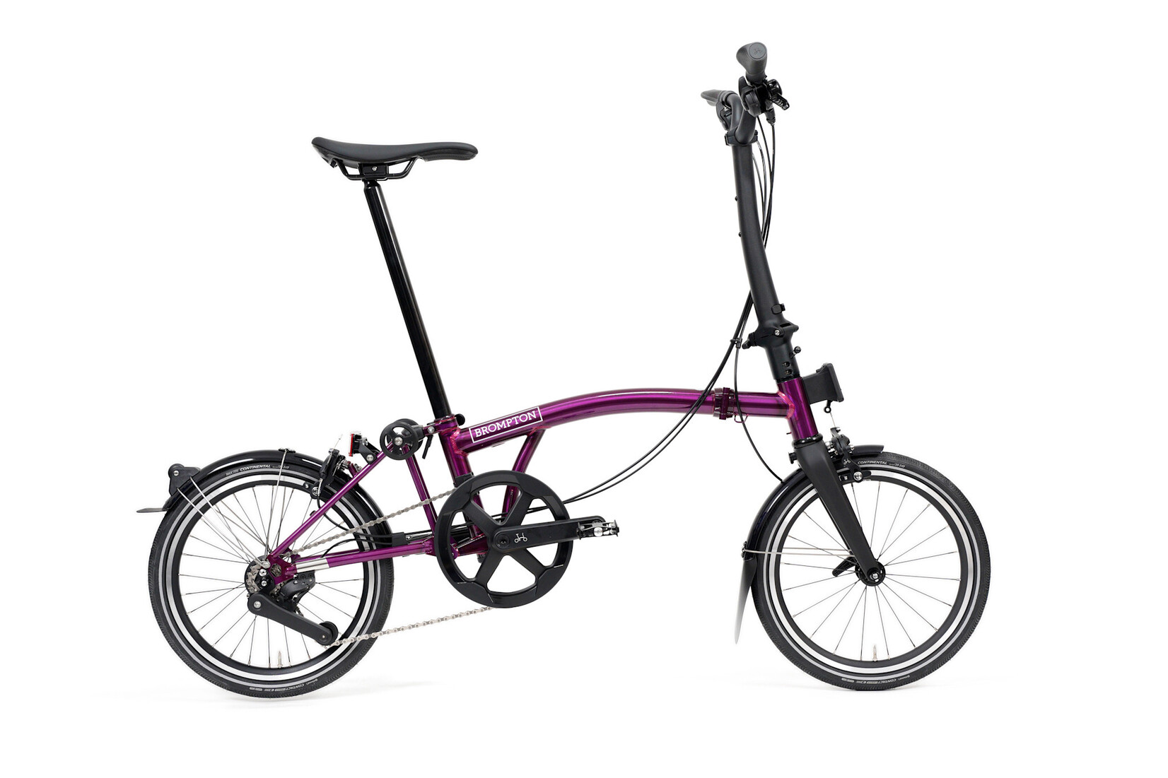 Brompton Brompton P-Line 12 speed - High - Amethyst Lacquer