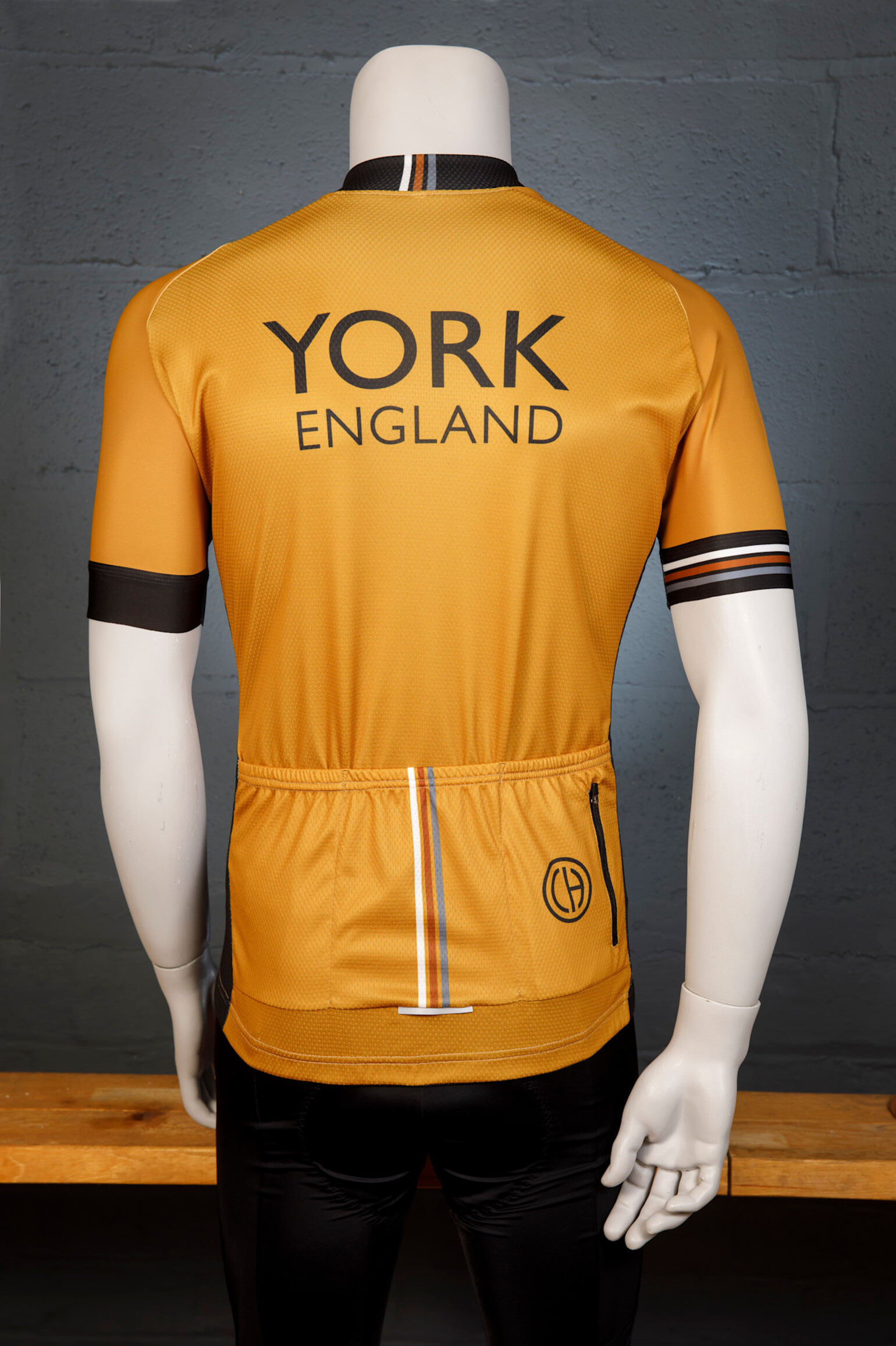 Cycle Heaven Cycle Heaven CH Mens Jersey - Stripe Gold