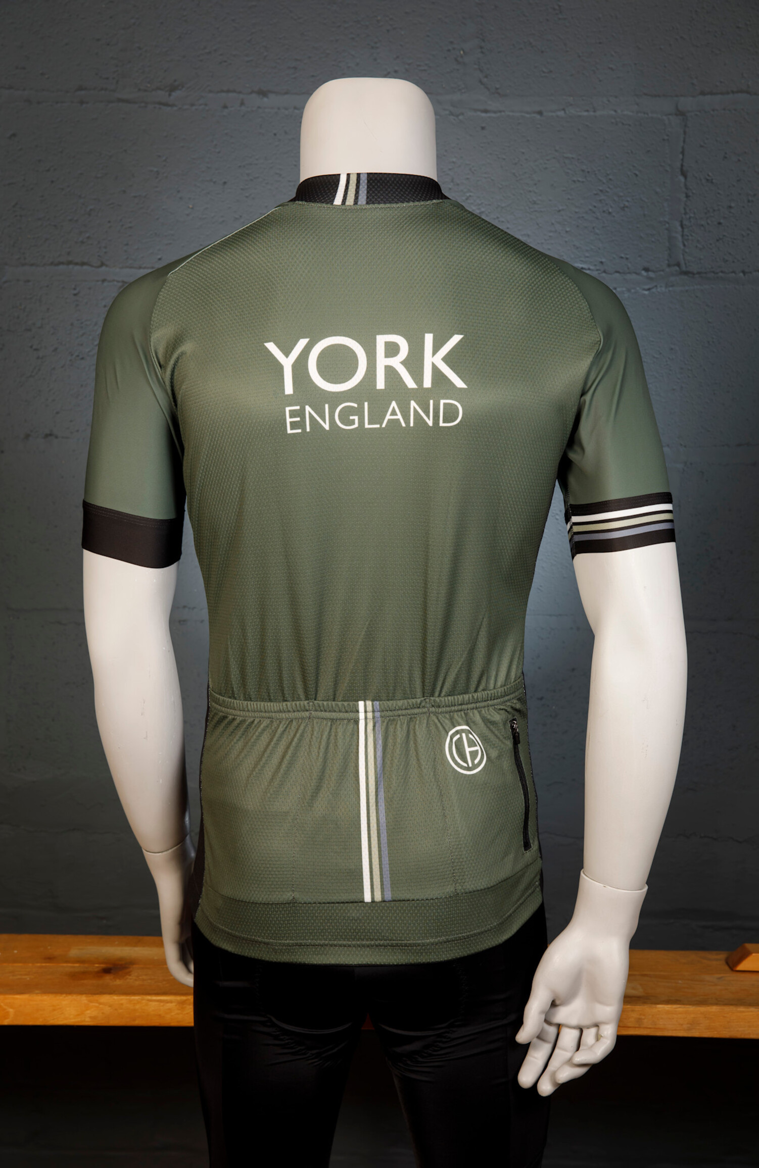 Cycle Heaven CH Mens Jersey - Stripe Green