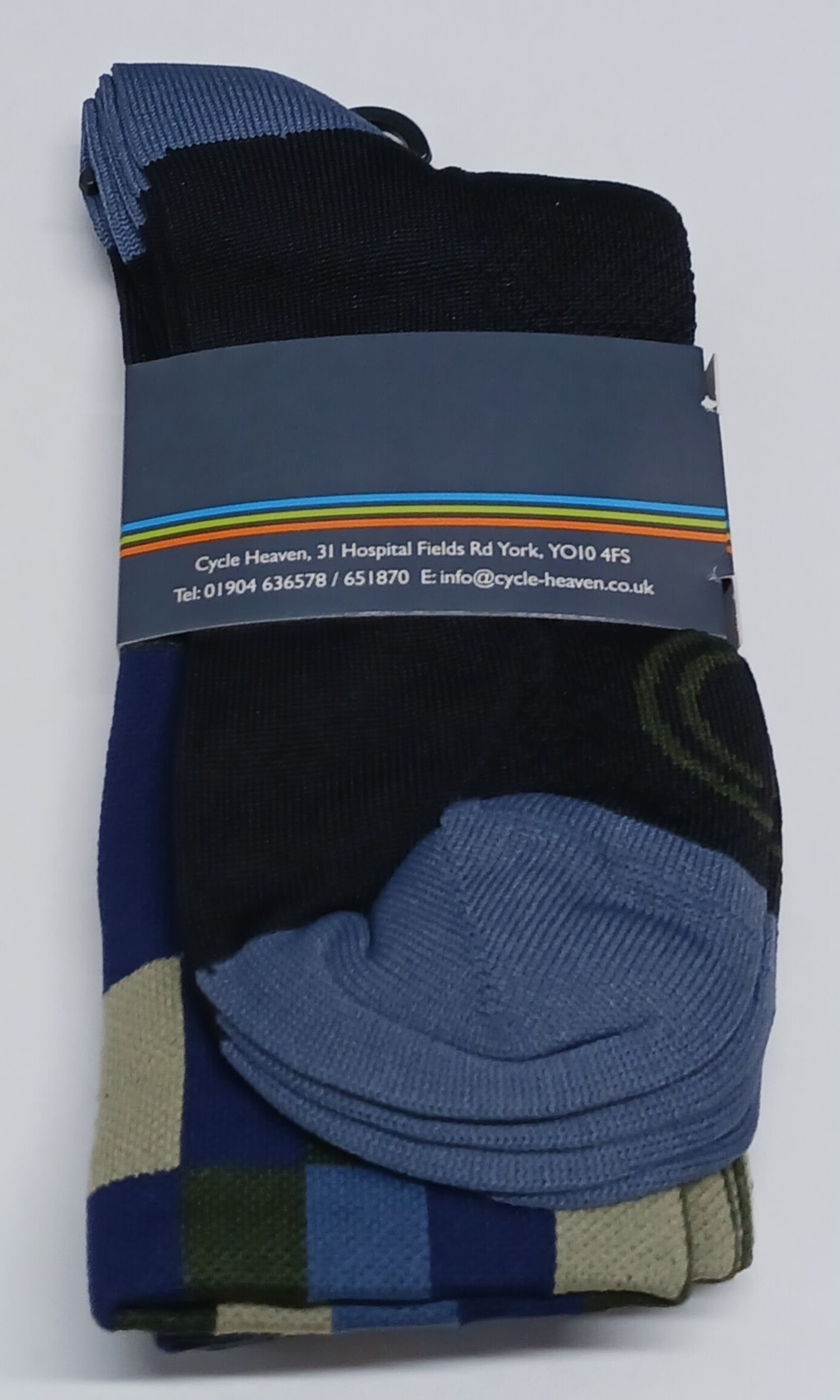 Cycle Heaven Cycle Heaven CH Performance Sock, Twin Pack - Block Contour